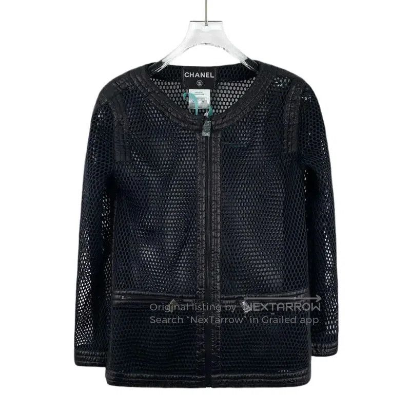 Chanel Chanel Black Mesh Women's Jacket . Size XS / US 0-2 / IT 36-38 - 1 Thumbnail
