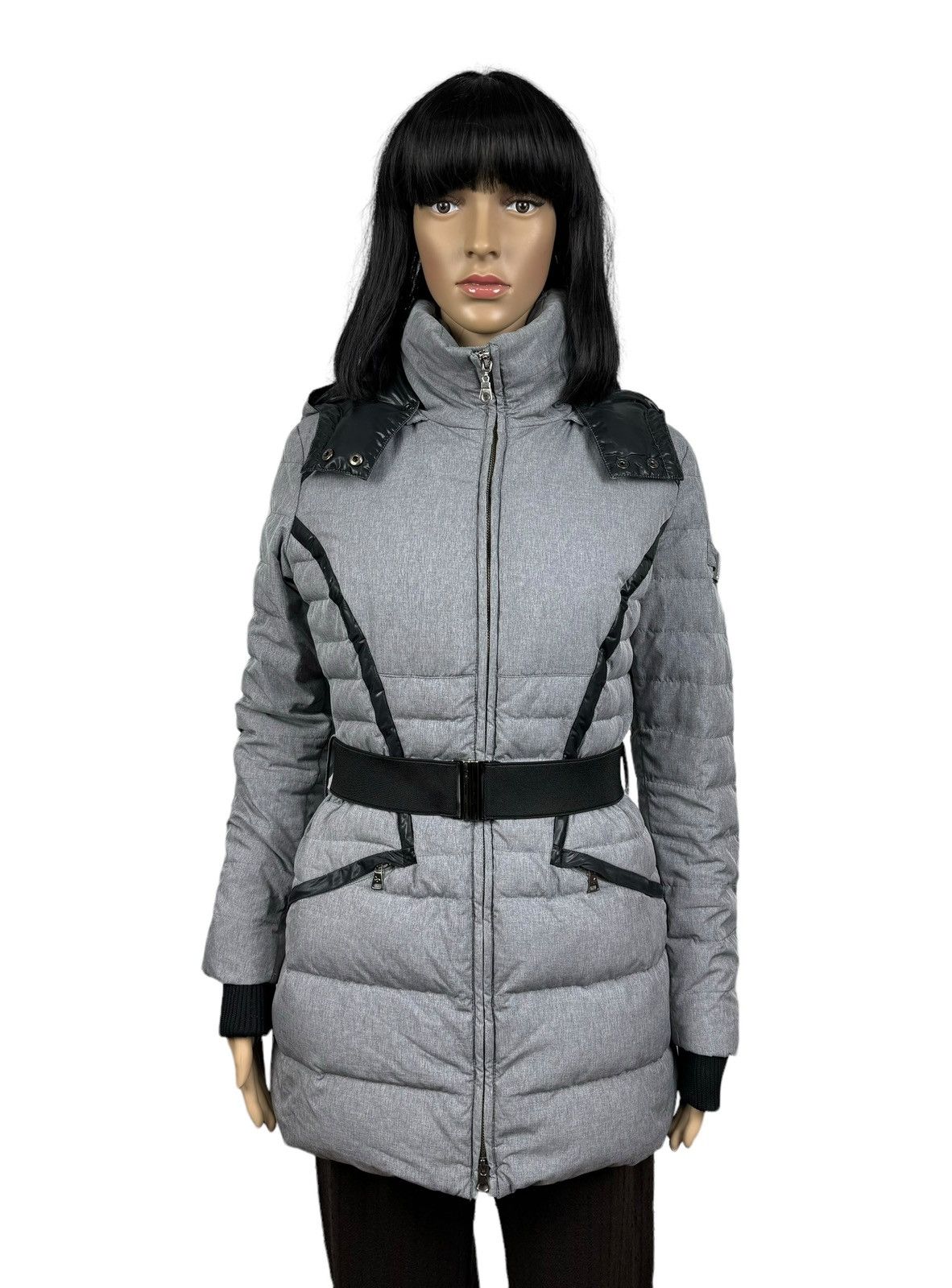 Other Who’s Who Grey Down Quilted Jacket Hooded size S Size S / US 4 / IT 40 - 1 Thumbnail