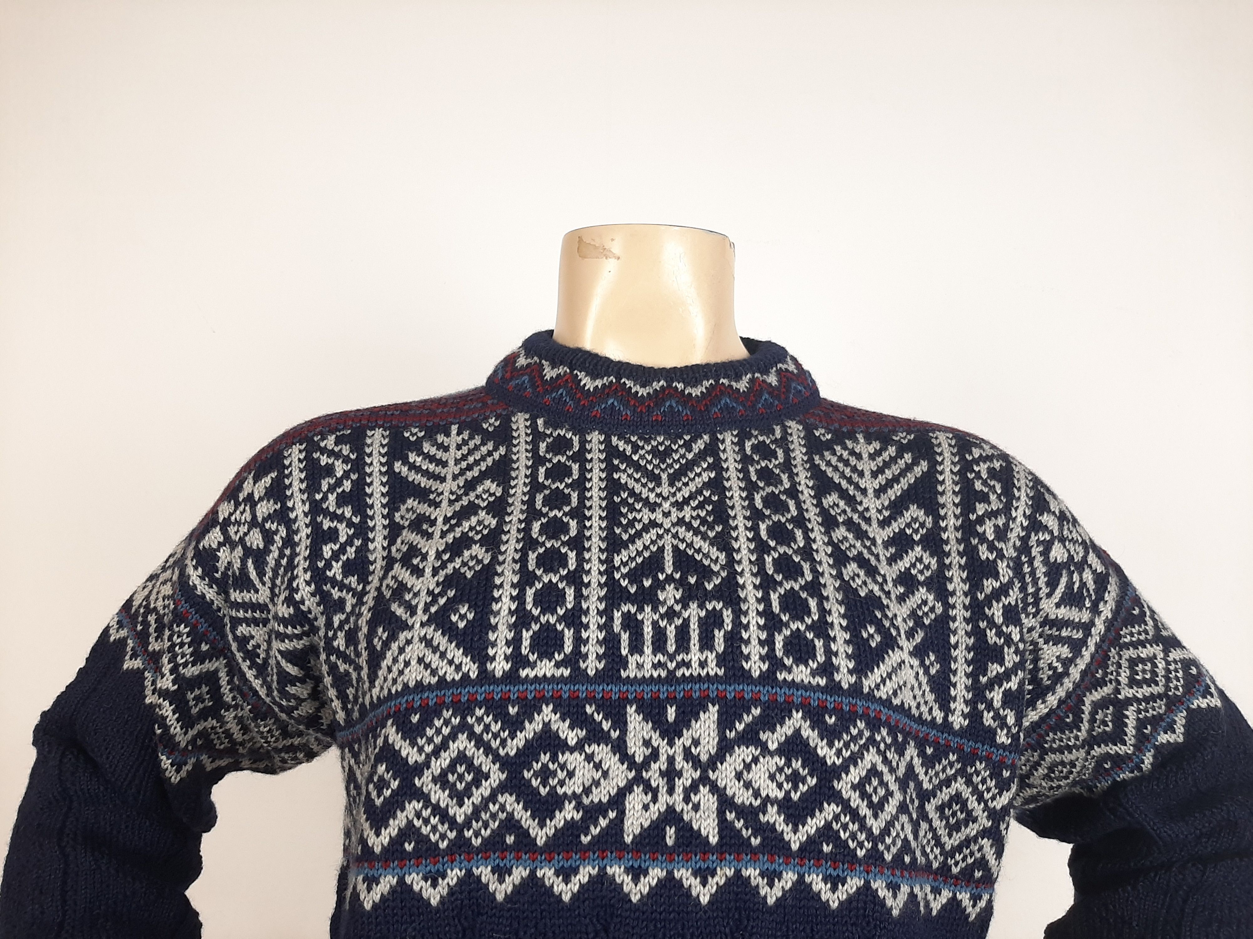 Dale Of Norway Vintage Dale of Norway Trondheim 1997 Jumper Navy Men's M Size US M / EU 48-50 / 2 - 5 Thumbnail