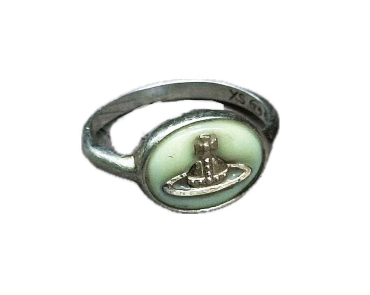 Vivienne Westwood Vintage Vivienne Westwood 2000s Silver 925 Signet Ring Size ONE SIZE - 1 Thumbnail
