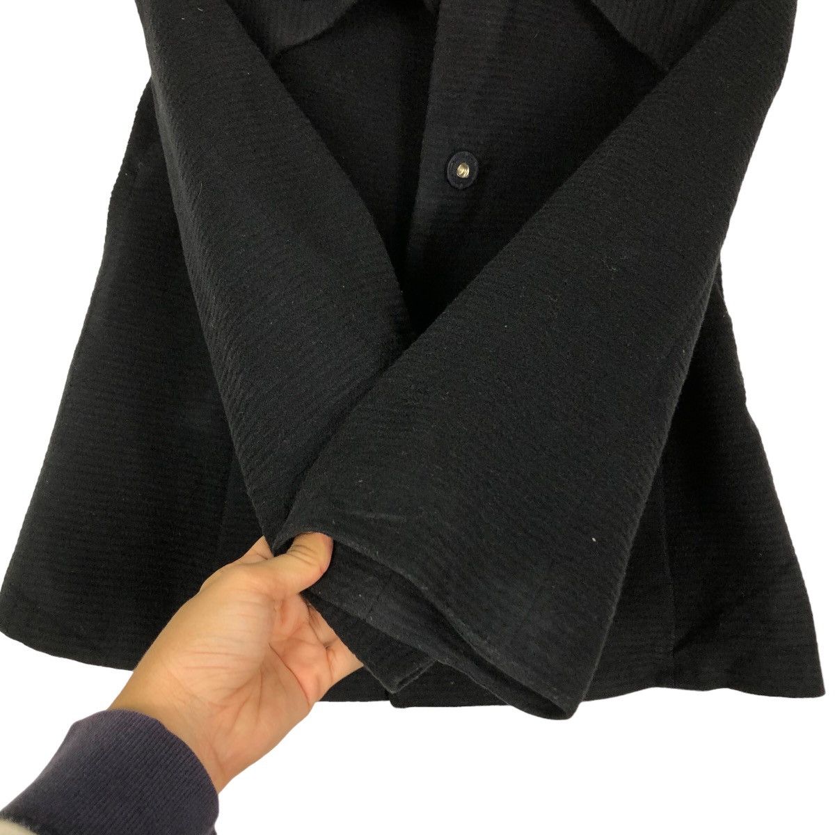 Japanese Brand 🔥Biker Cropped Wool Jacket Ined Japan Made Size US M / EU 48-50 / 2 - 15 Thumbnail