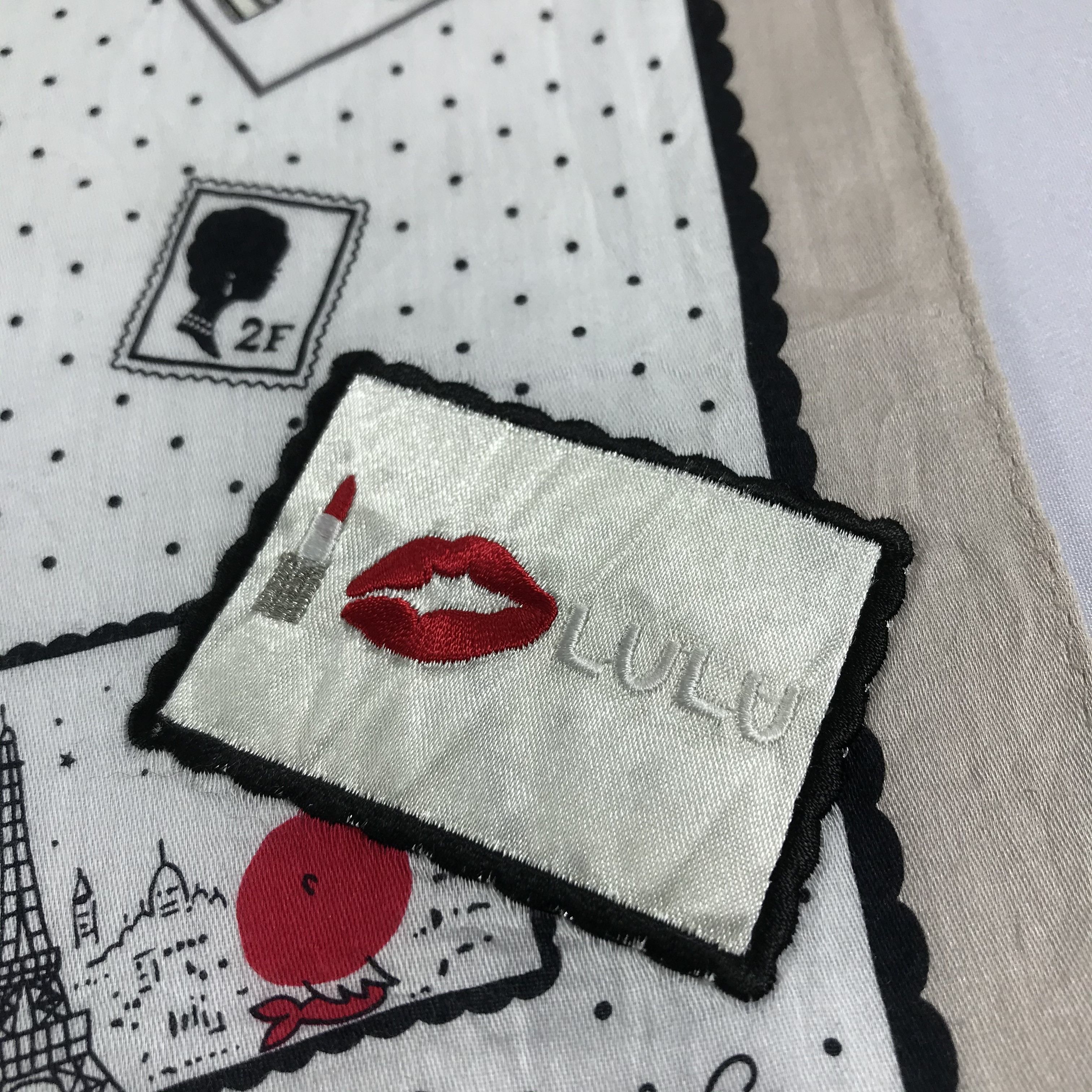 Vintage Lulu Guinness Handkerchief Neckerchief Bandana H1231 Size ONE SIZE - 3 Thumbnail