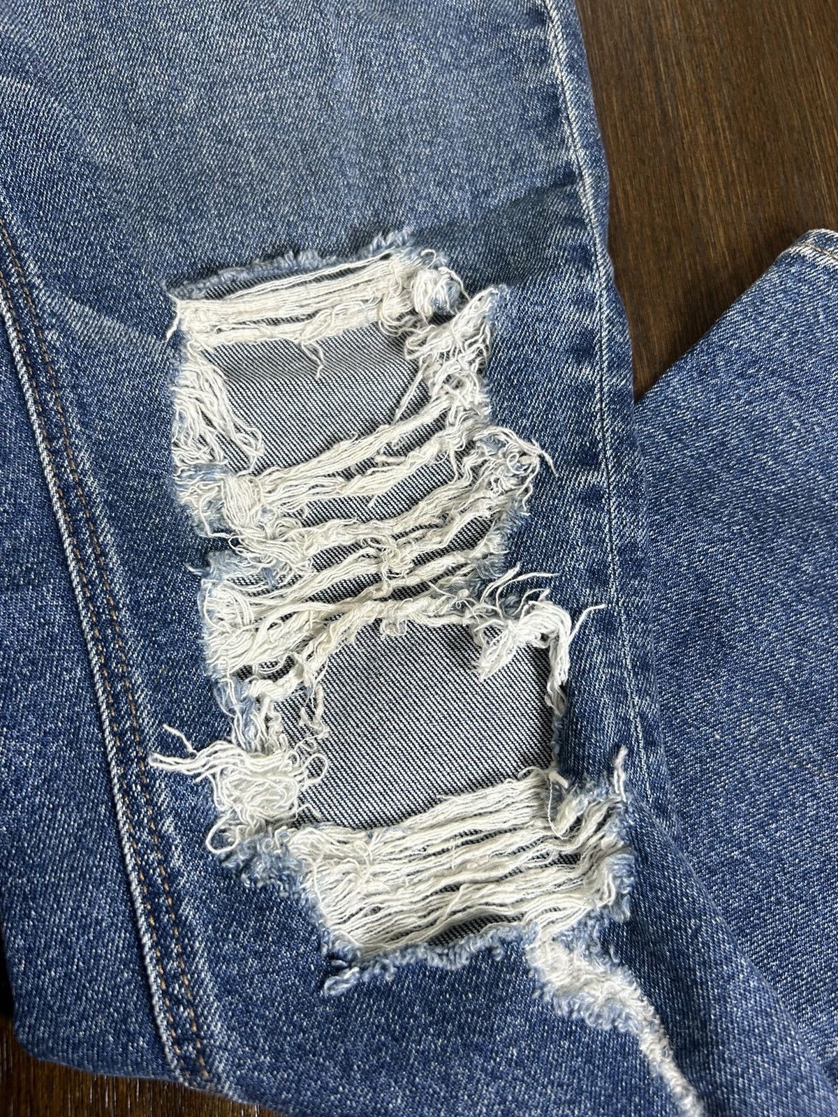 American Eagle Outfitters American Eagle distressed Mom Jeans Size 26" / US 2 / IT 38 - 10 Thumbnail