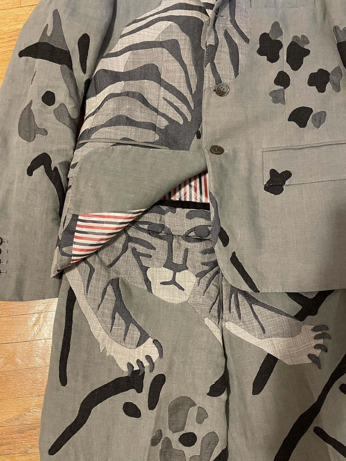 Thom Browne SS16 Runway Tiger Suit Size 40R - 3 Thumbnail