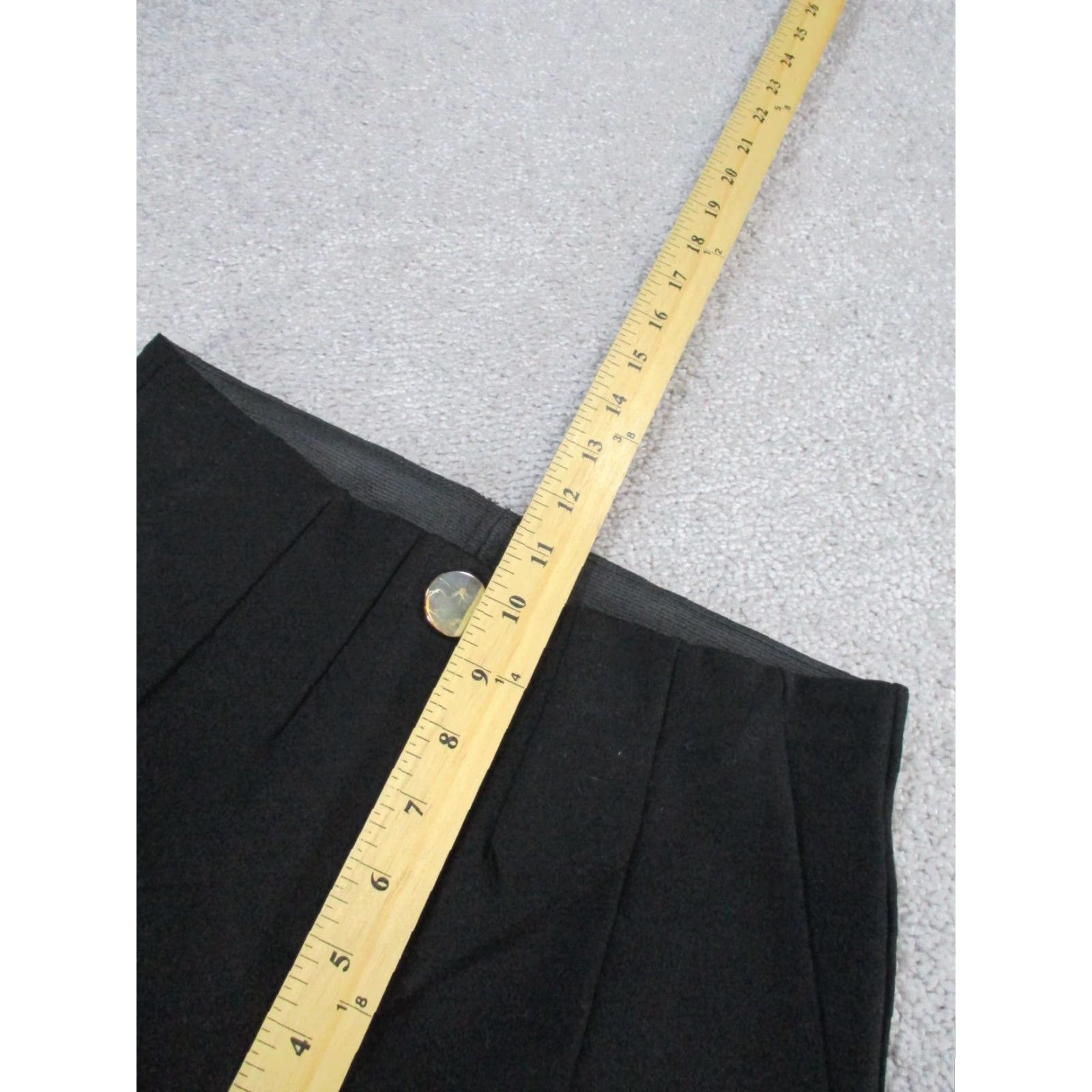 Zara Vintage Zara Pants Womens Medium Black Skinny Pull On 90s Style Knit Stretch Ankle Size 32" / US 10 / IT 46 - 6 Thumbnail