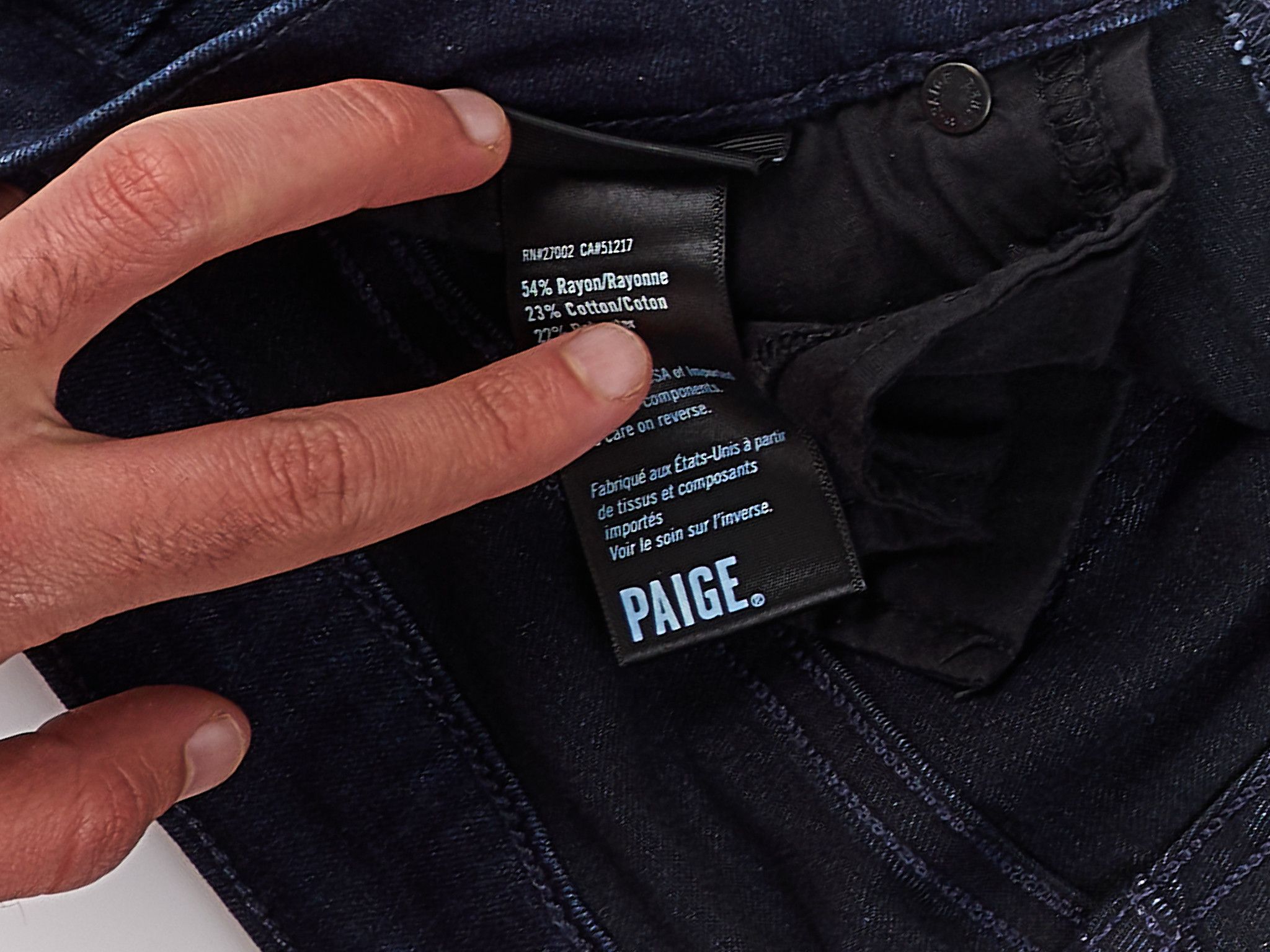 Paige Paige Croft Jeans sz:33 Size US 33 - 3 Thumbnail