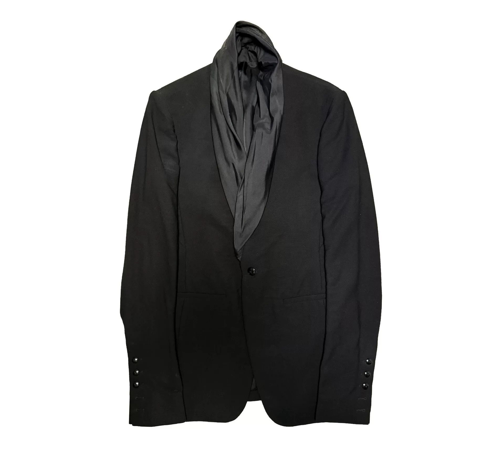 Rick Owens Rick Owens Wool Shawl Collar Suit Size US M / EU 48-50 / 2 - 1 Thumbnail