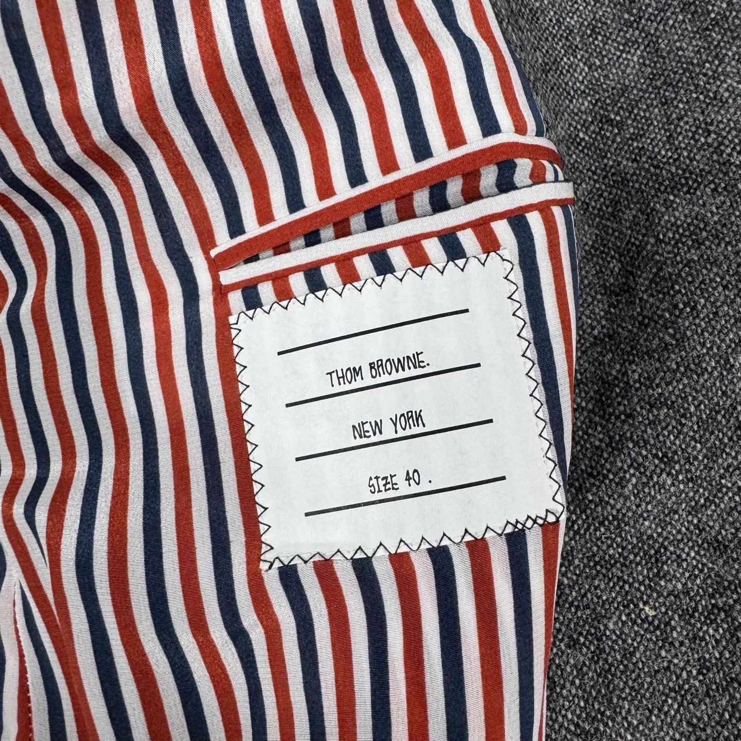 Thom Browne TB long wool overcoat 40 tassel cuffs pockets rare Size S / US 4 / IT 40 - 7 Thumbnail