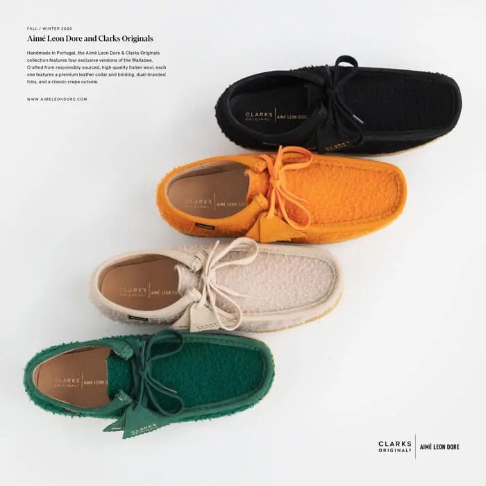 Aime Leon Dore Aime Leon Dore X Clark’s Wallabee Wool Green Sz. 9 Size US 9 / EU 42 - 6 Thumbnail