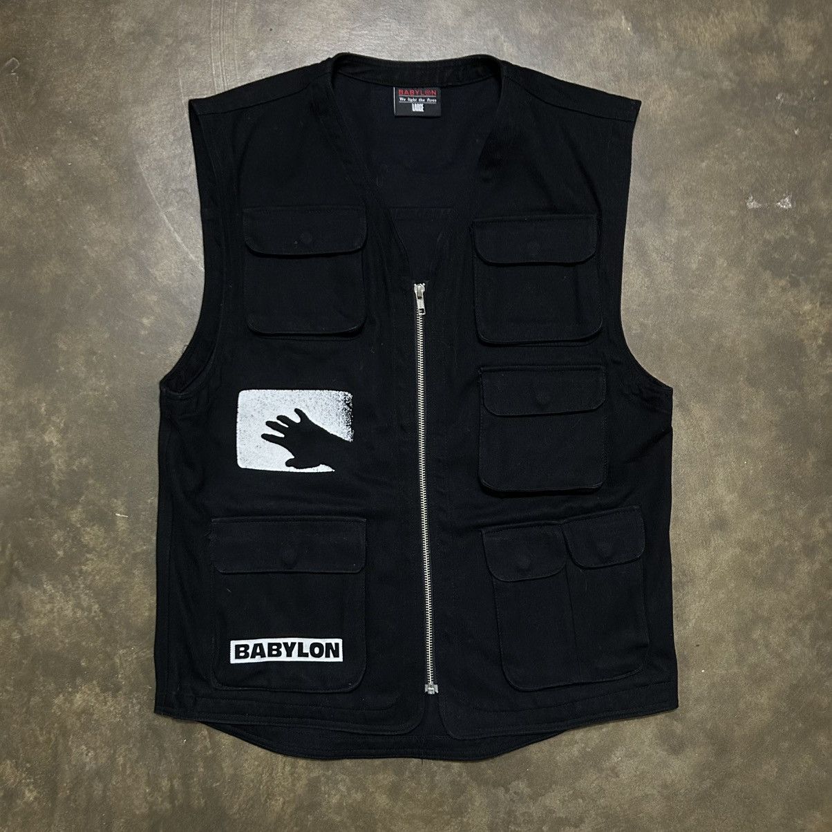 Babylon Babylon Eye Vest Denim Size US L / EU 52-54 / 3 - 1 Thumbnail