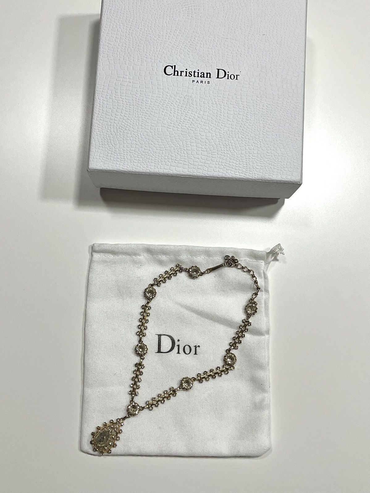 Dior ★0% TAX★ DIOR BY KRAMER REVIVAL LAVALIER NECKLACE CHOKER Size ONE SIZE - 10 Thumbnail