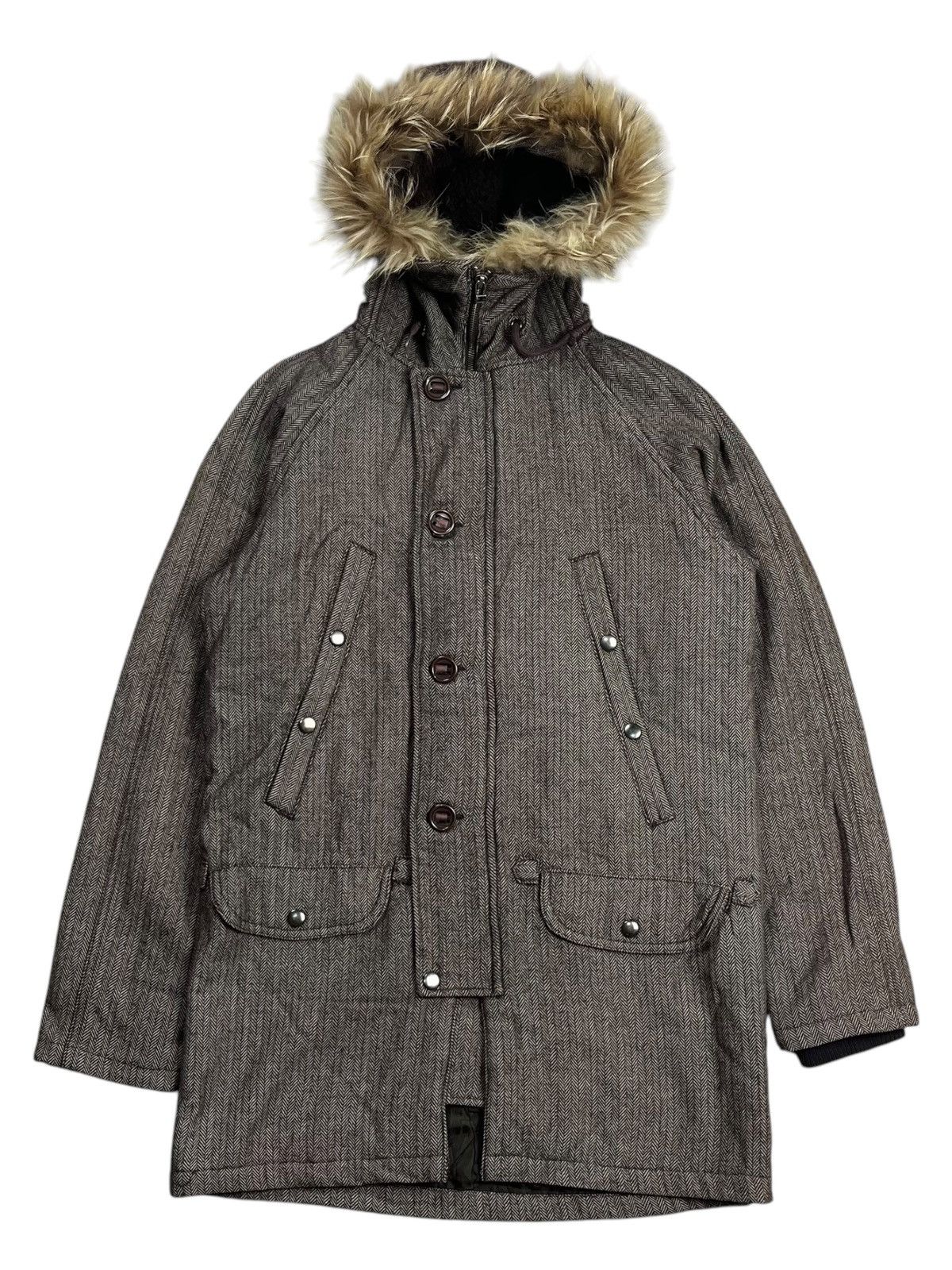 URBAN RESEARCH DOORS 2000s Urban Research - Fur Hoodie Apocalypse Jacket Size US M / EU 48-50 / 2 - 9 Thumbnail
