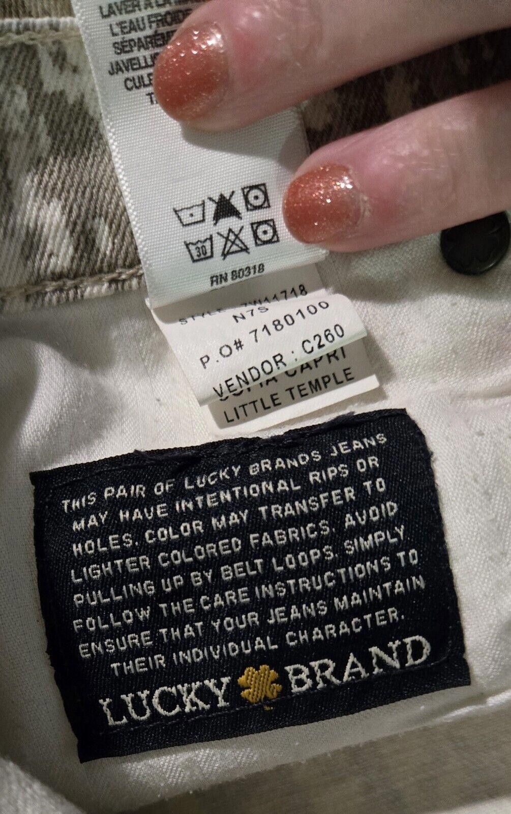 Lucky Brand Lucky Brand Jeans Sofia Capri Womens Sz 6/28 Mid-Rise Taper Size 28" / US 6 / IT 42 - 10 Thumbnail