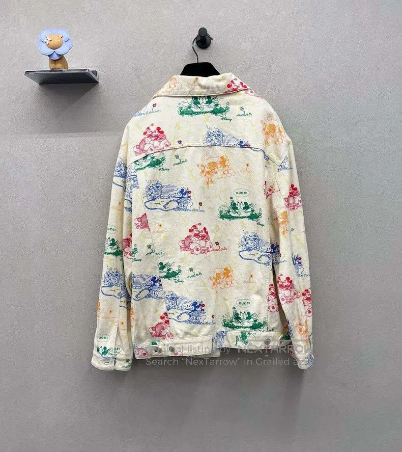 Gucci Gucci Graffiti denim jacket Size US XXS / EU 40 - 2 Thumbnail