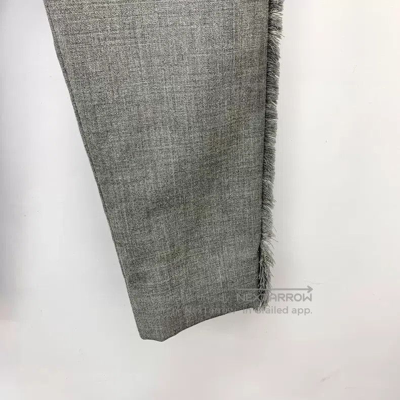 Thom Browne Thom Browne size 0 Grey Classic Four-Stripes Wool Casual Tr Size US 29 - 5 Thumbnail