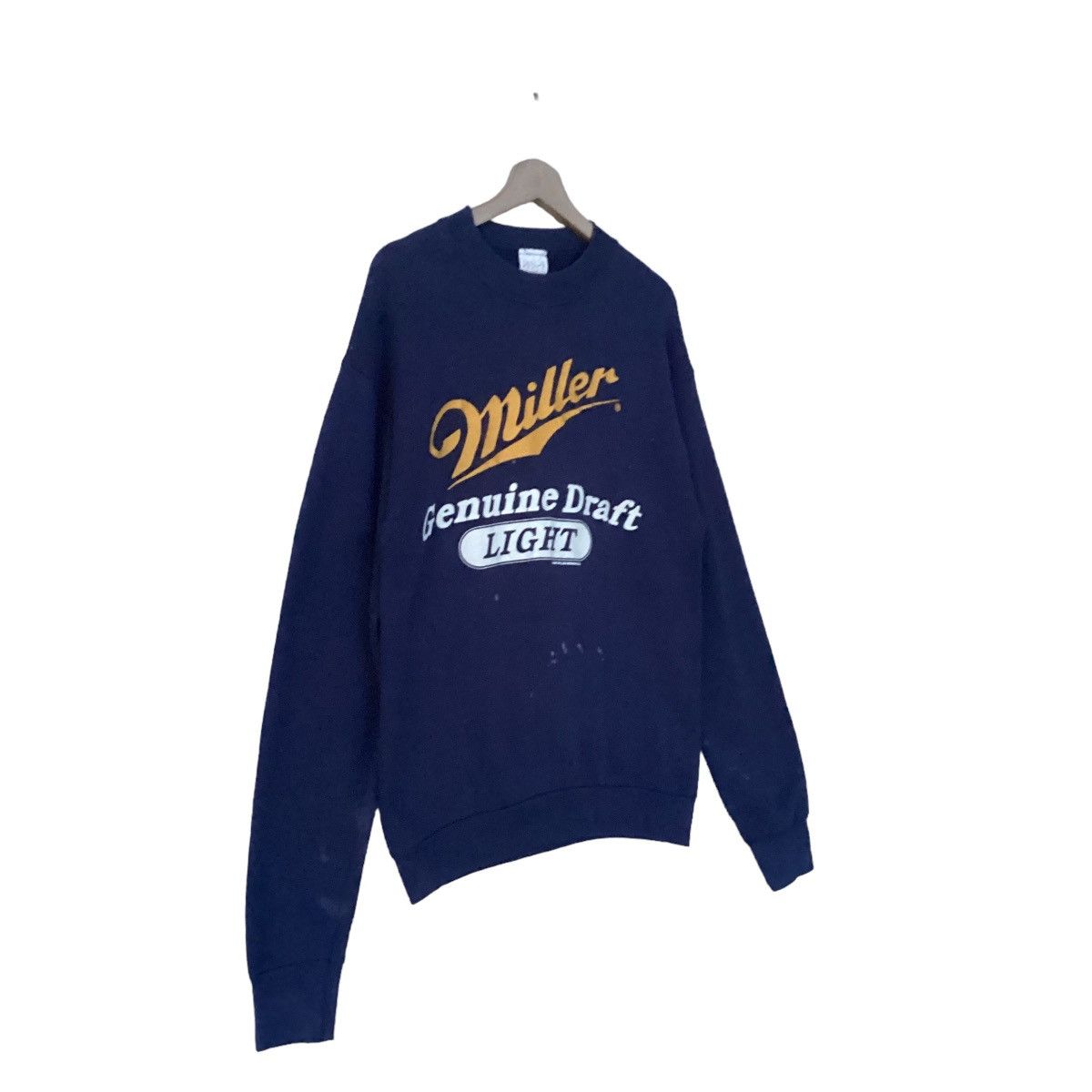 Vintage 80s Miller Genuine Draft Light Sweatshirt Size US M / EU 48-50 / 2 - 3 Thumbnail