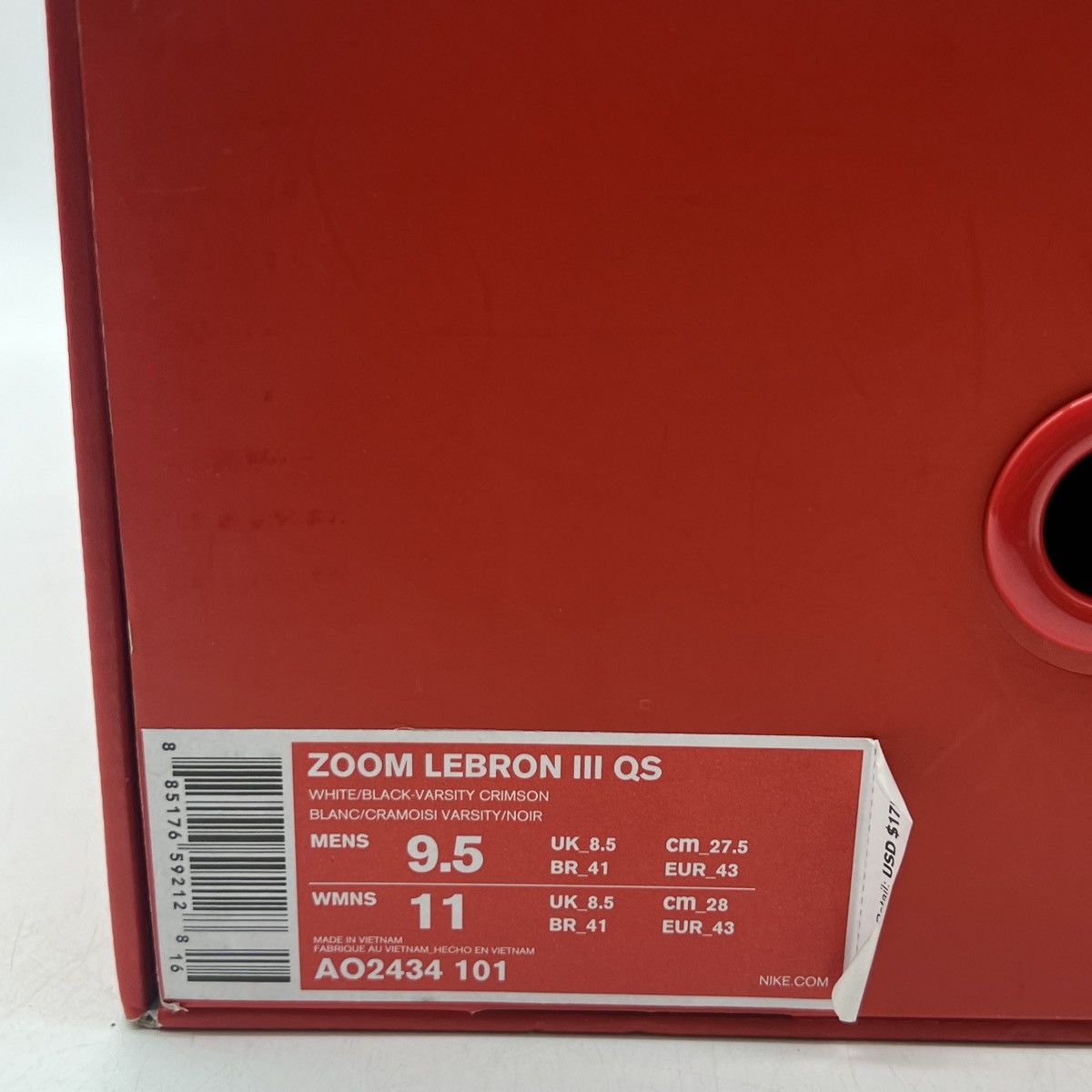 Nike Zoom lebron 3 home Size US 9.5 / EU 42-43 - 6 Thumbnail