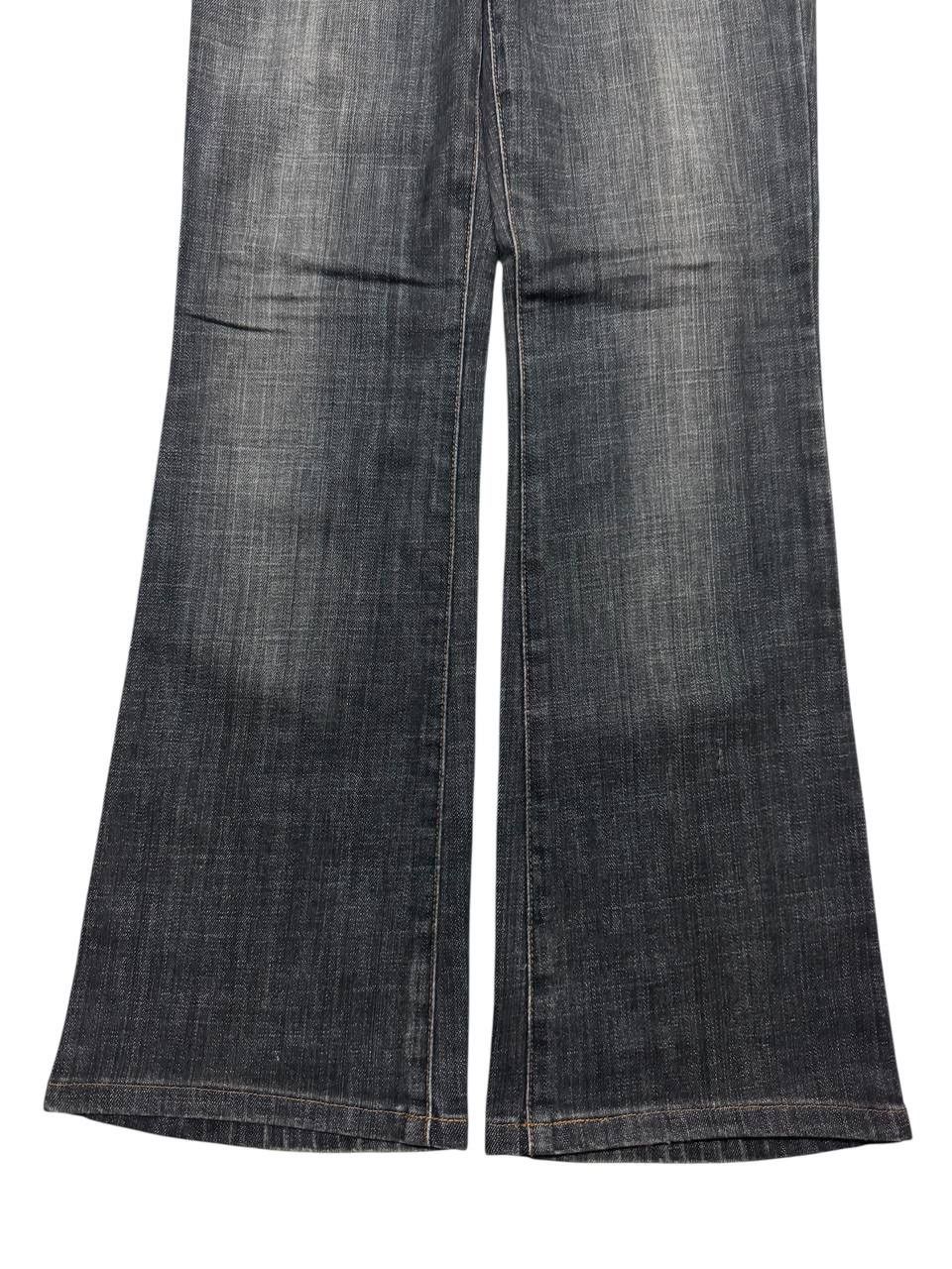 DKNY 💥Flared💥Vintage Dkny Jeans Mud-Washed Distressed Size US 28 / EU 44 - 5 Thumbnail