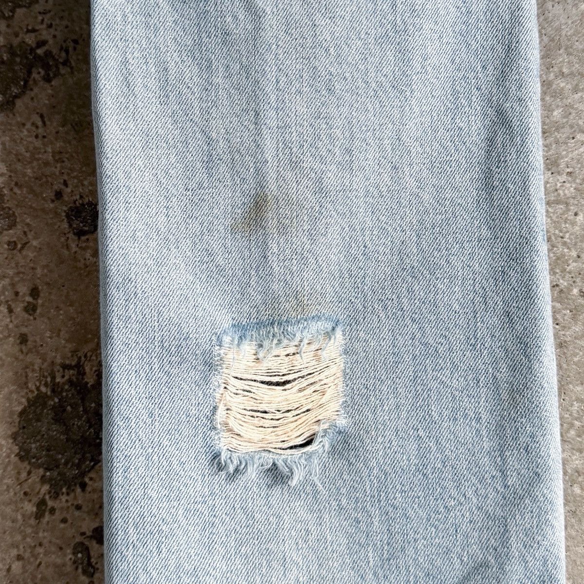 Dior Dior By Hedi Slimane RUNWAY SS06 CRASH Repair Denim Size US 32 / EU 48 - 10 Thumbnail