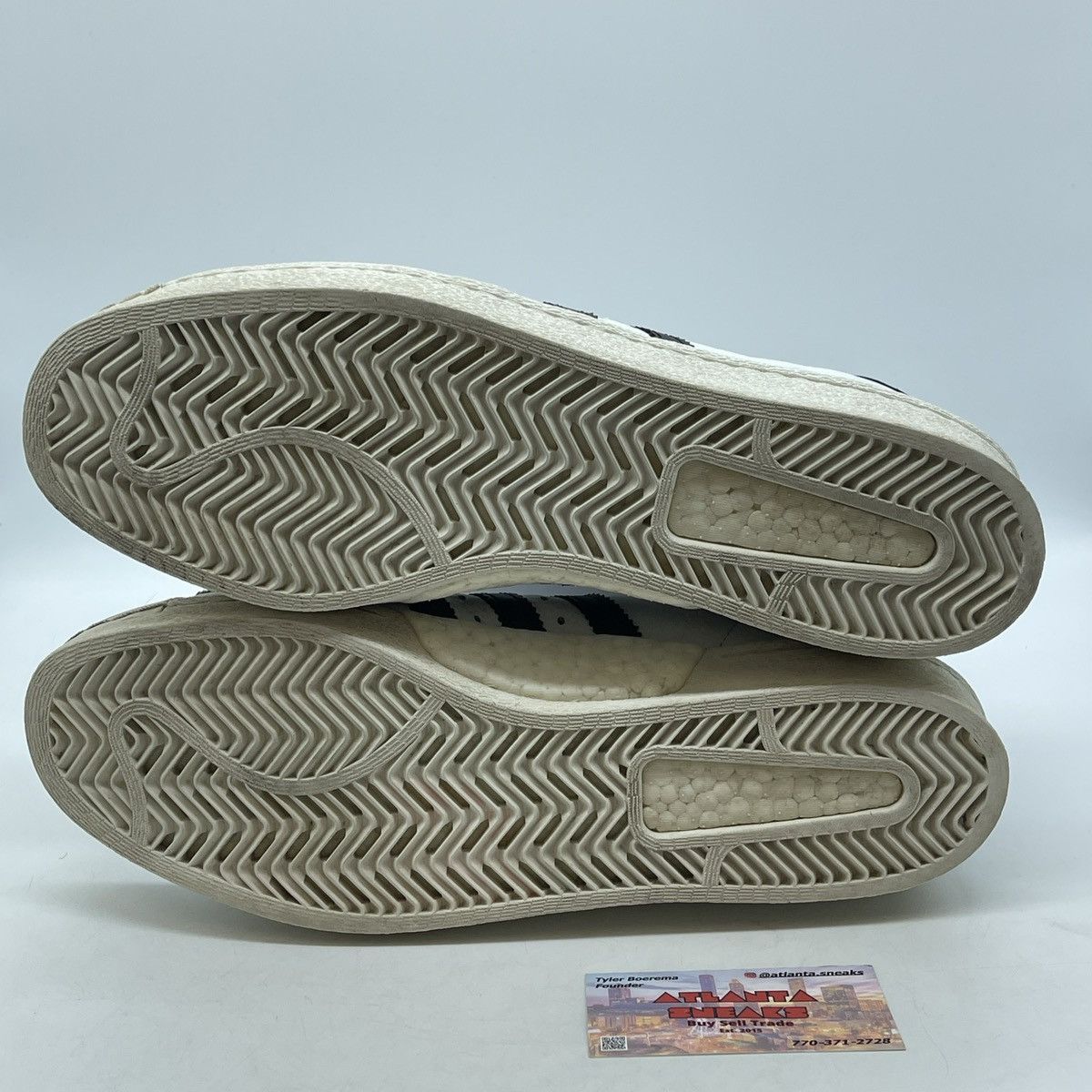 Adidas Superstar boost white Size US 12.5 / EU 45-46 - 8 Thumbnail