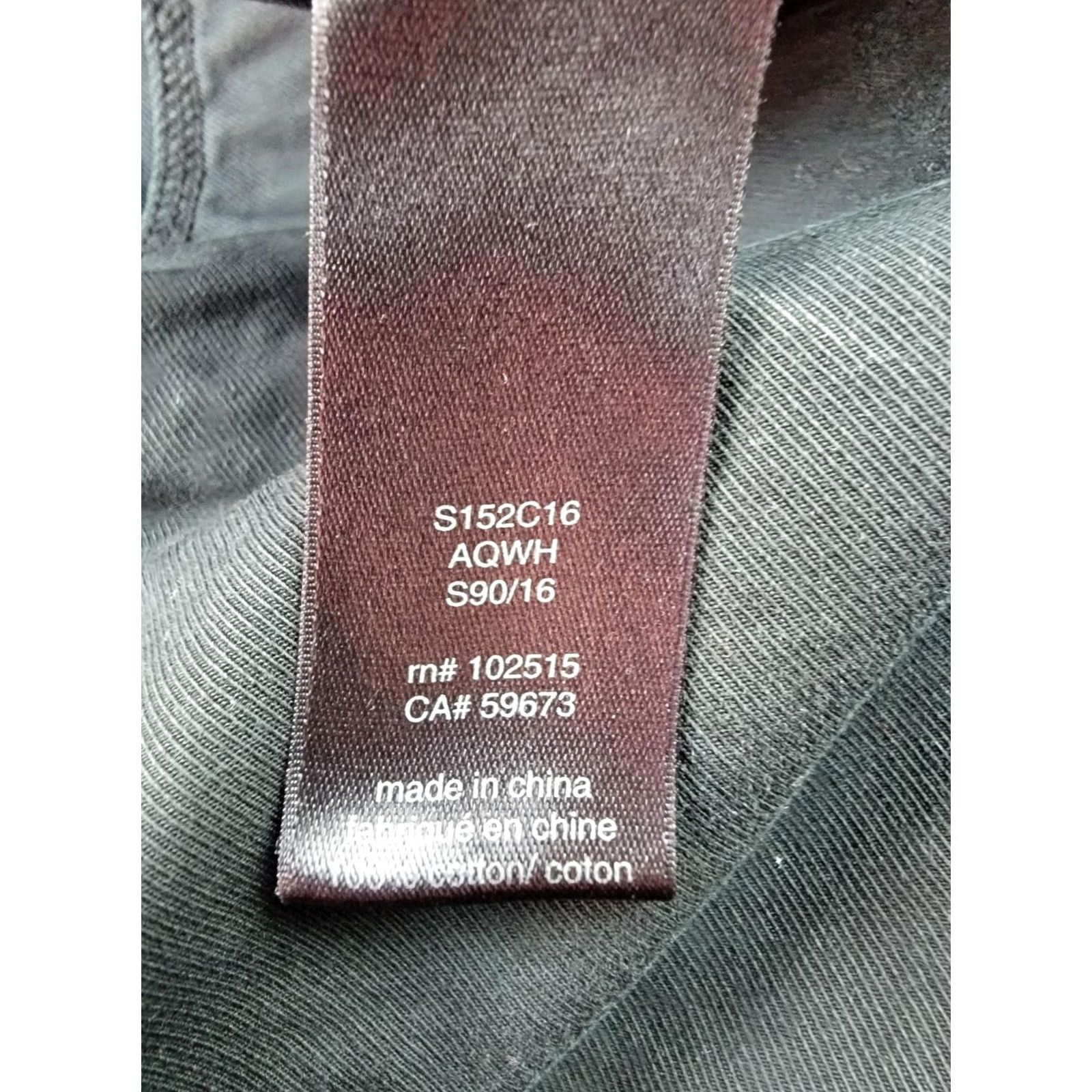 John Varvatos John Varvatos U.S.A. Shorts Mens 28 Black Cotton Twill Zip Fly Casual Chino Shorts, Flat Front, Pockets, VW Regular Fit, 8in Inseam, Solid, Mens Size US 28 / EU 44 - 7 Thumbnail