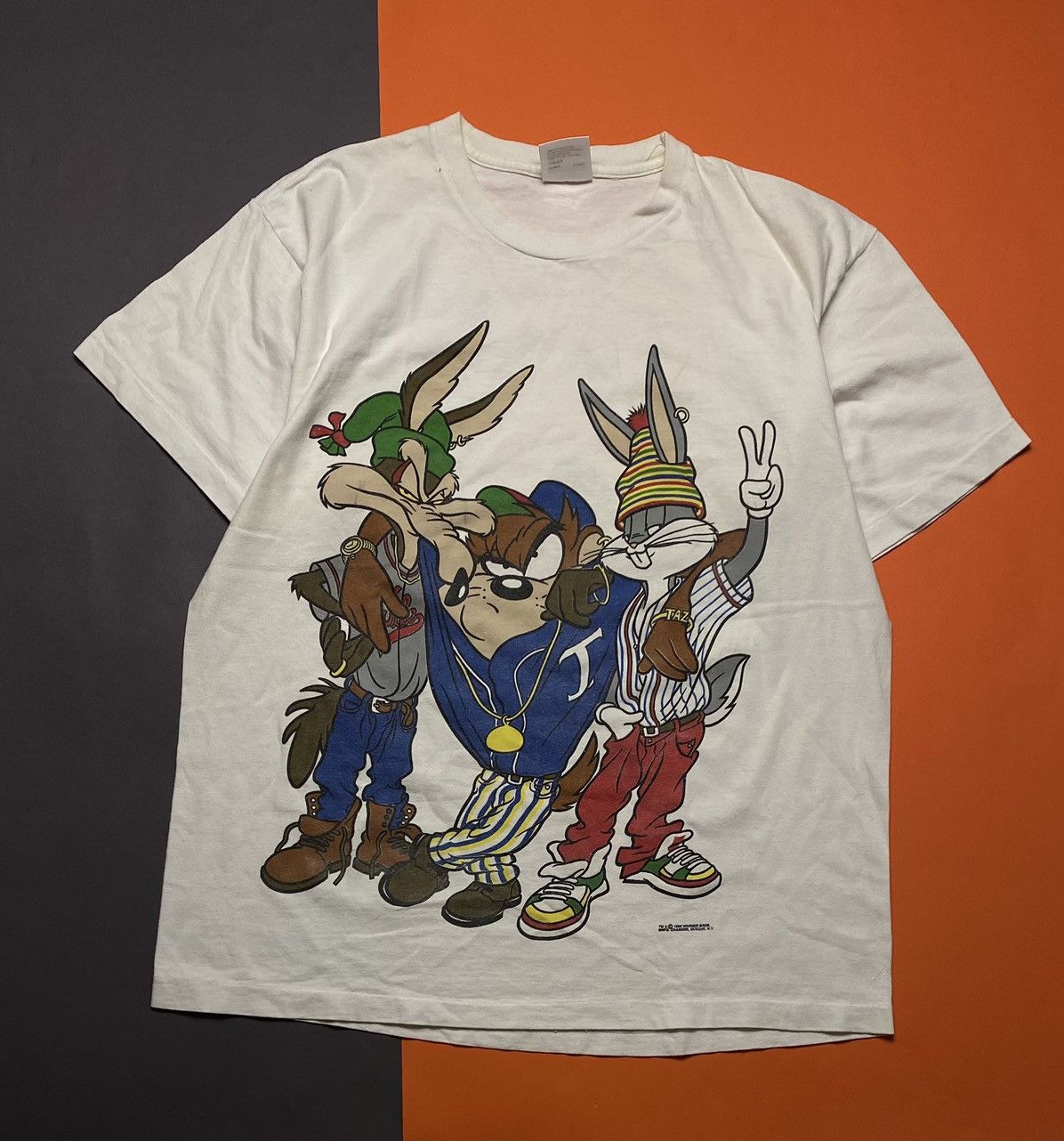 Vintage Vintage 1993 Warner bros Taz , bucks bunny , coyote | Grailed