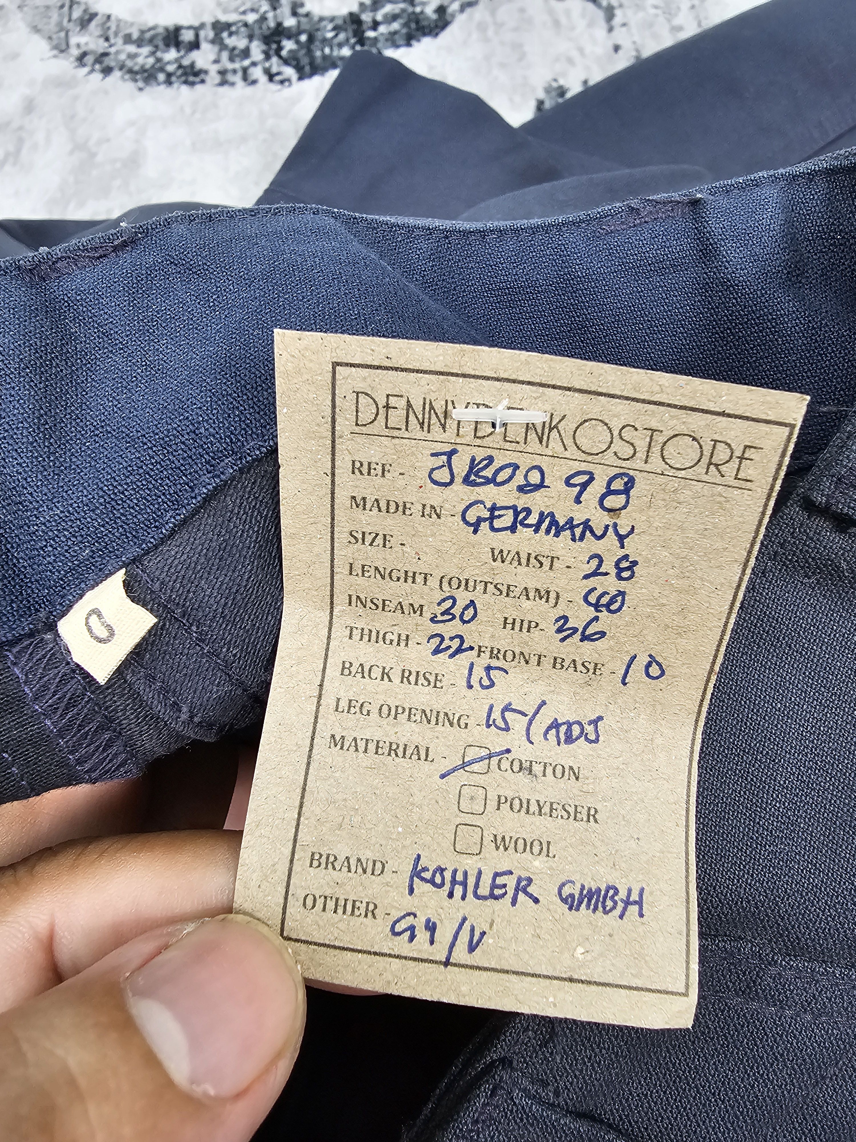 GmbH Vintage KOHLER GMBH Tactical Cargo Military Pants JB0298 Size US 28 / EU 44 - 14 Thumbnail