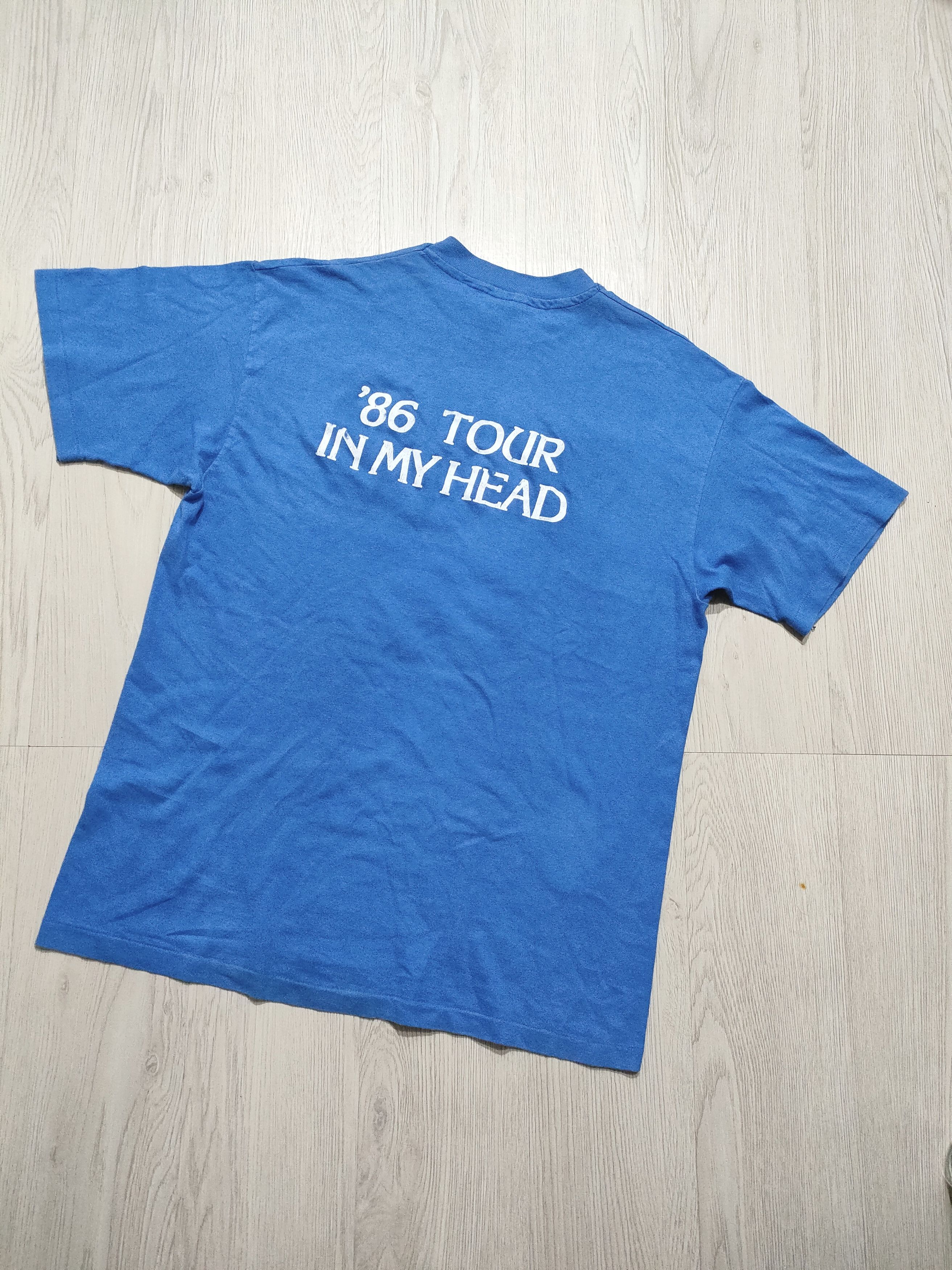 Band Tees 80s BLACK FLAG "86 TOUR IN MY HEAD" Vintage Tee Size US L / EU 52-54 / 3 - 13 Thumbnail