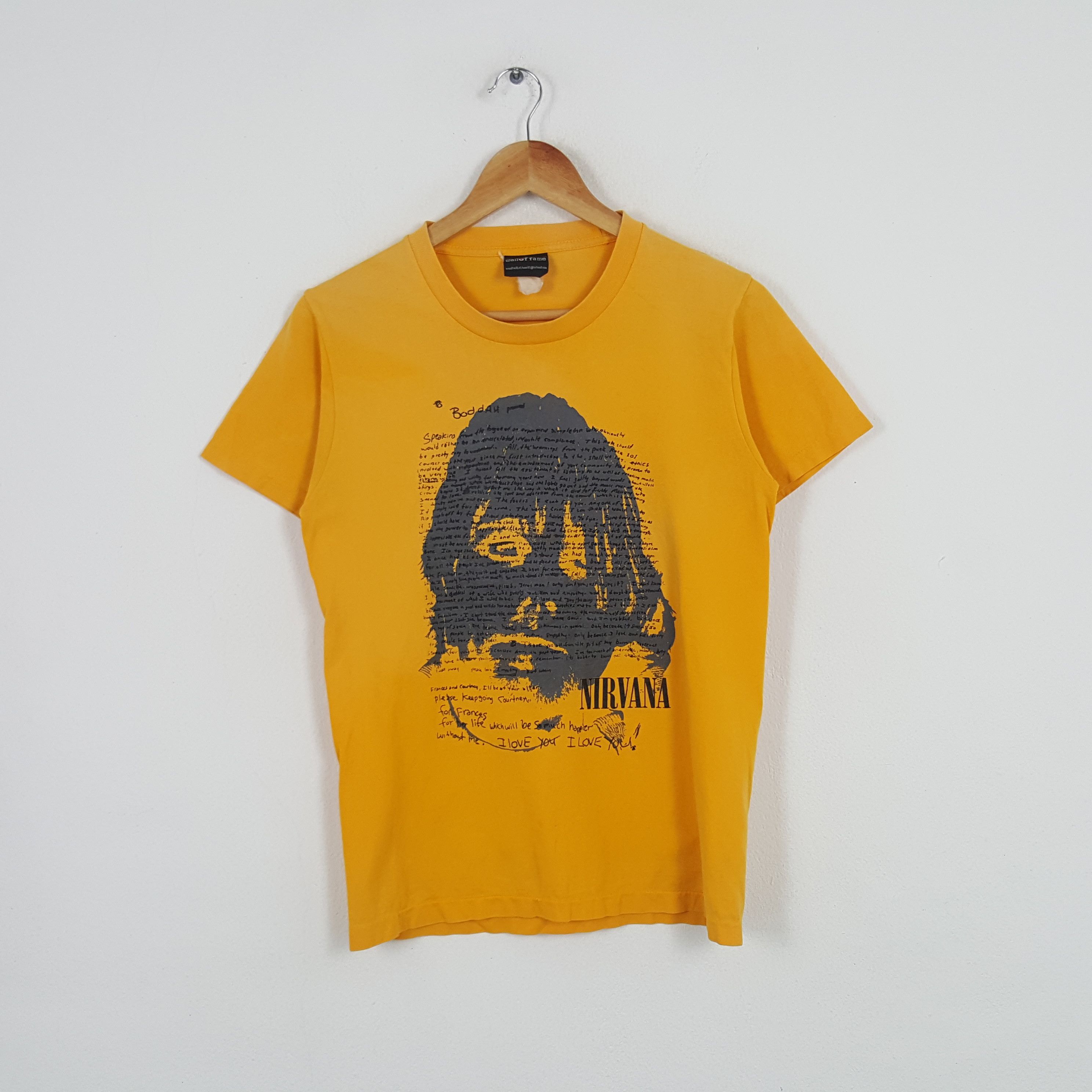 Nirvana × Vintage Vintage Nirvana American Rock Band Tshirt Size US S / EU 44-46 / 1 - 1 Thumbnail