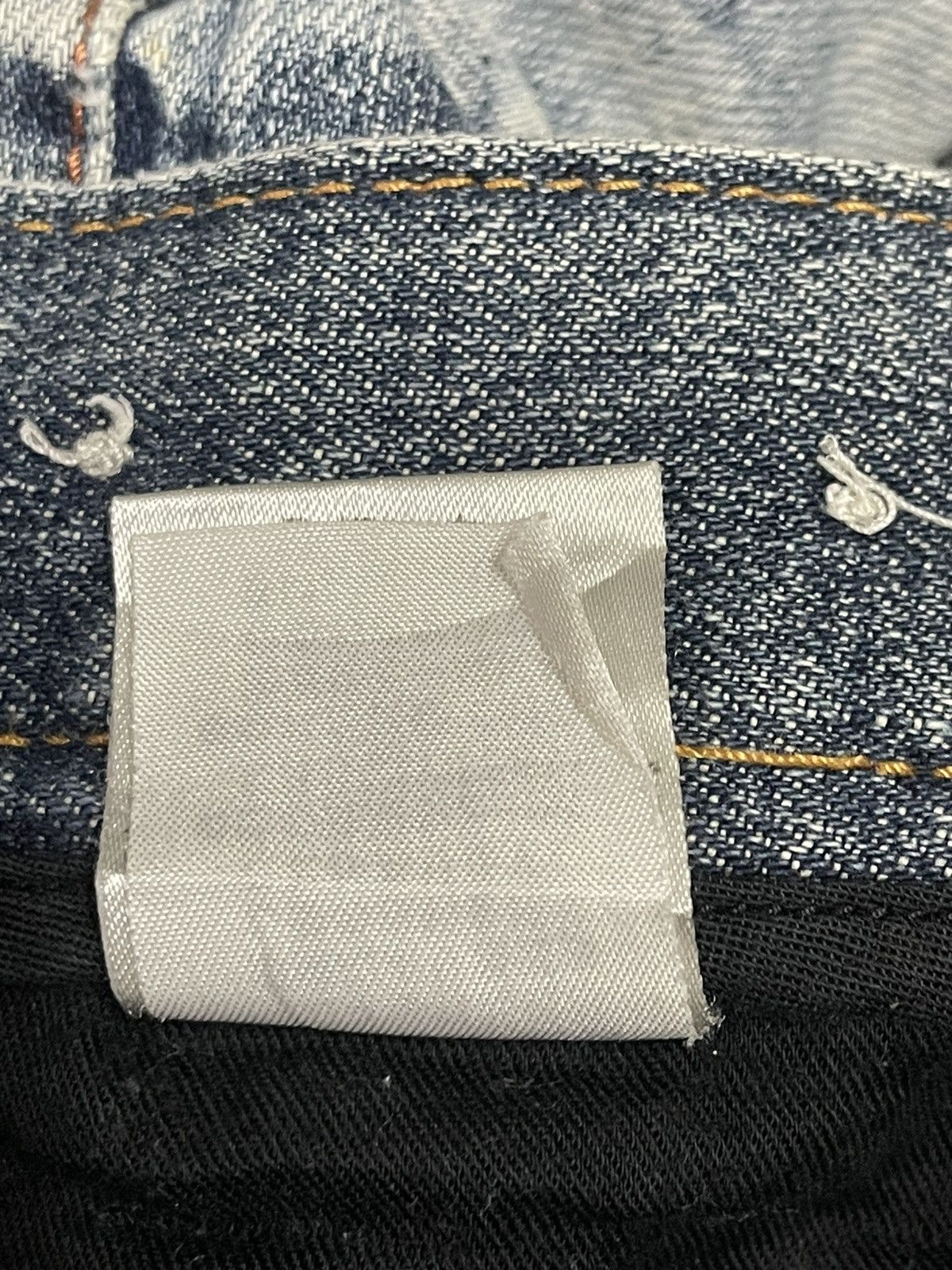 14th Addiction Vintage Japanese Brand Blue Faded Wash Distress Loose Jeans Size US 31 - 10 Thumbnail
