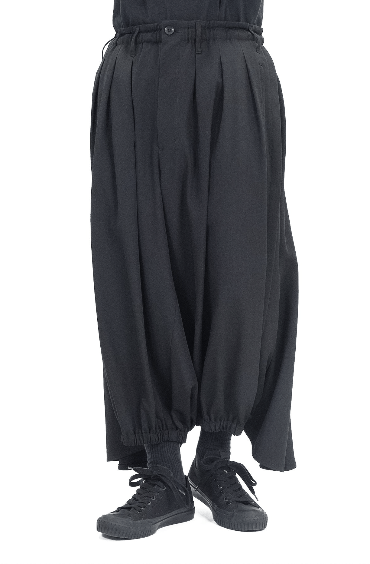Yohji Yamamoto Yohji Yamamoto Pour Homme SS18 - Rayon Crow Pants Size US 30 / EU 46 - 18 Thumbnail