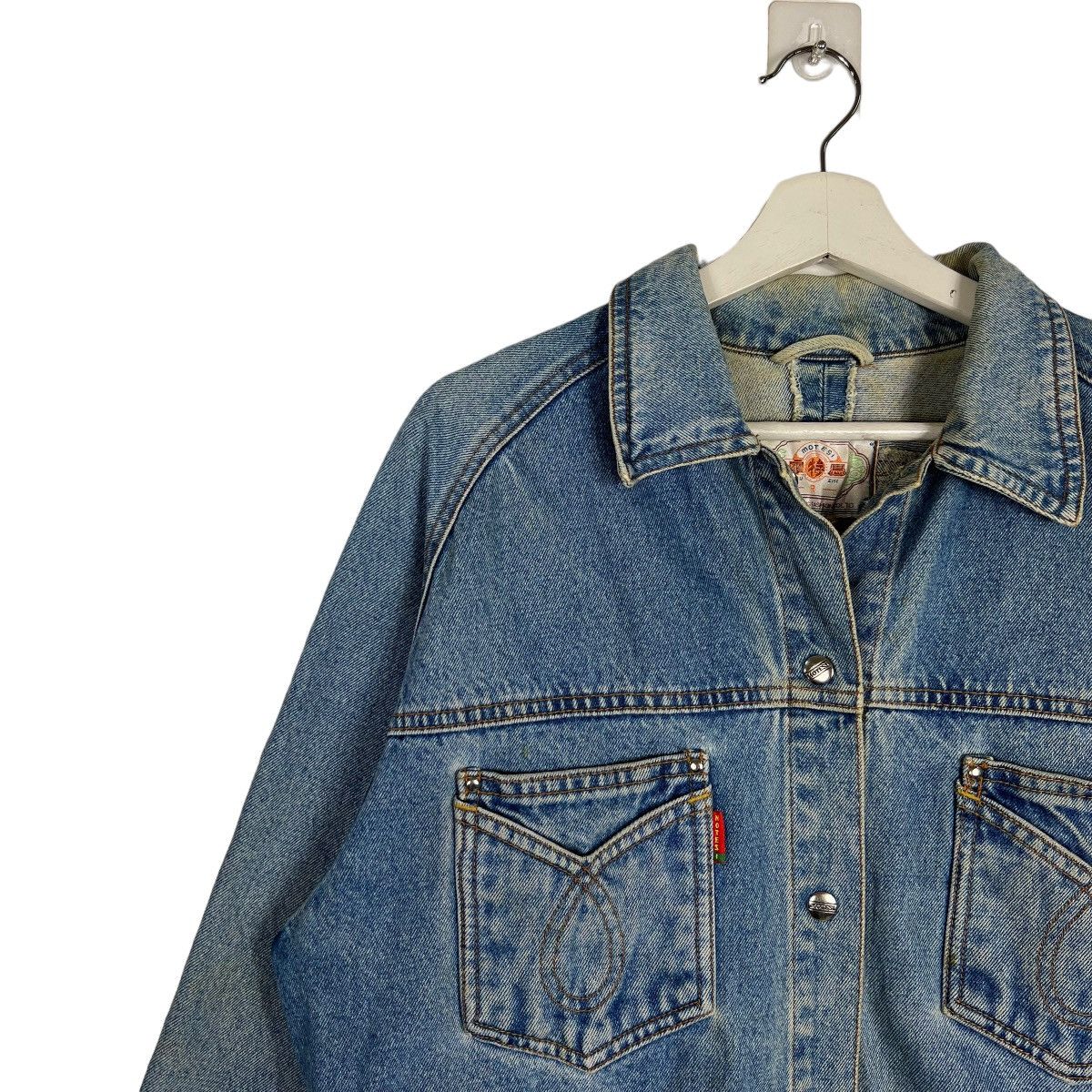 Japanese Brand 🔥 VINTAGE MOTESI DENIM CROP JACKET Size US M / EU 48-50 / 2 - 4 Thumbnail
