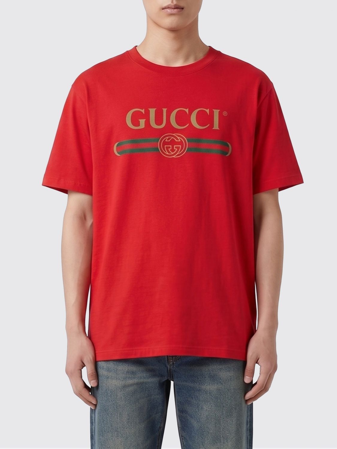 Gucci Gucci T-Shirt Men Red Size US XL / EU 56 / 4 - 1 Thumbnail
