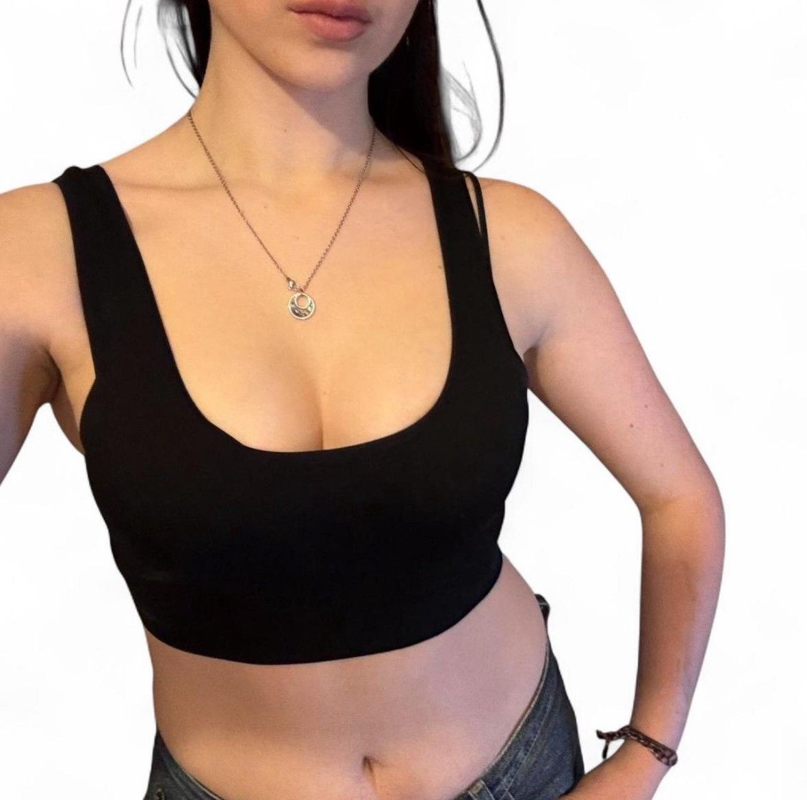 Primark Black cropped top Size S / US 4 / IT 40 - 1 Thumbnail