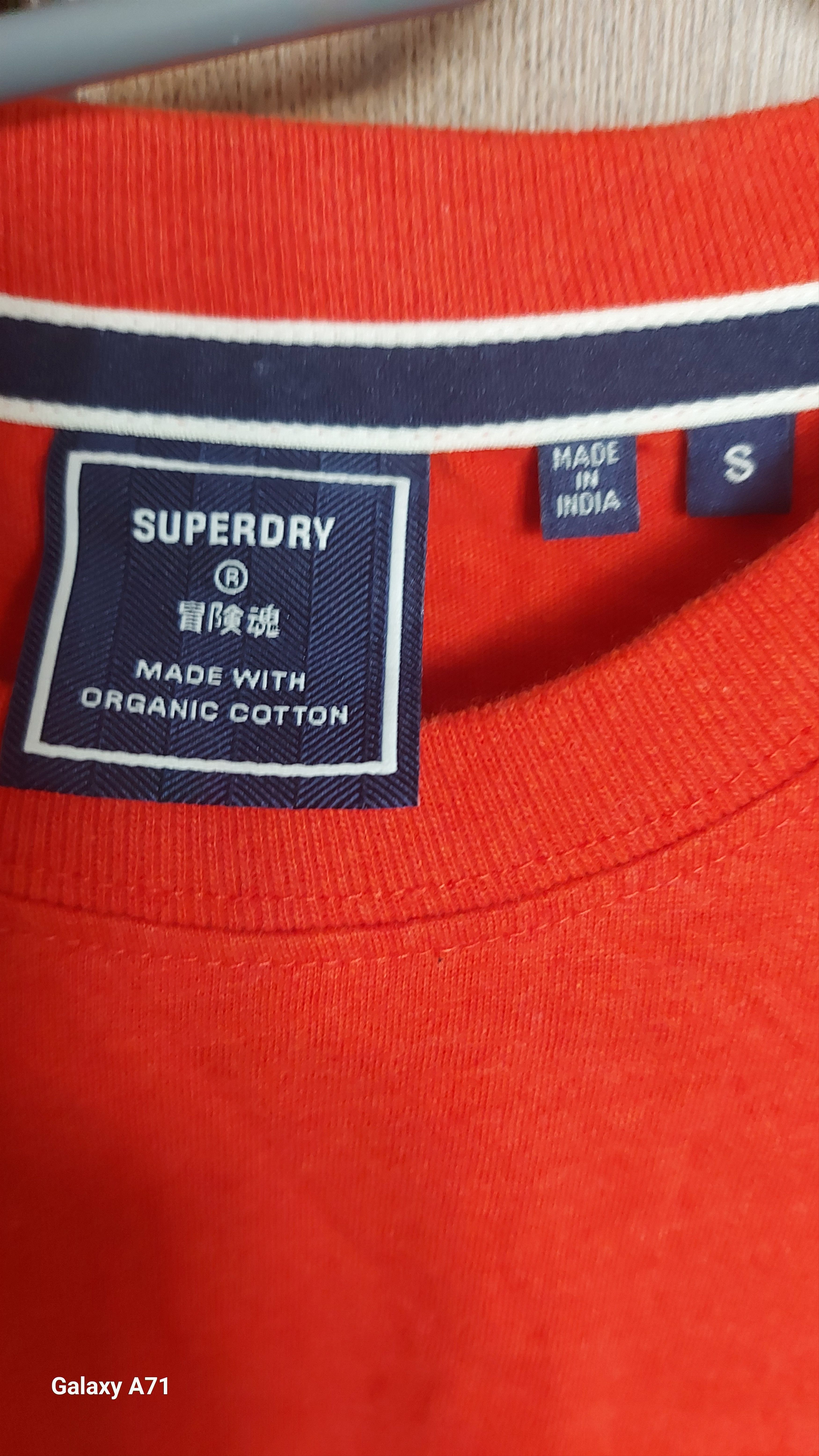 Superdry Red Superdry T-Shirt, 100% Organic Cotton. Size S Size US S / EU 44-46 / 1 - 5 Thumbnail