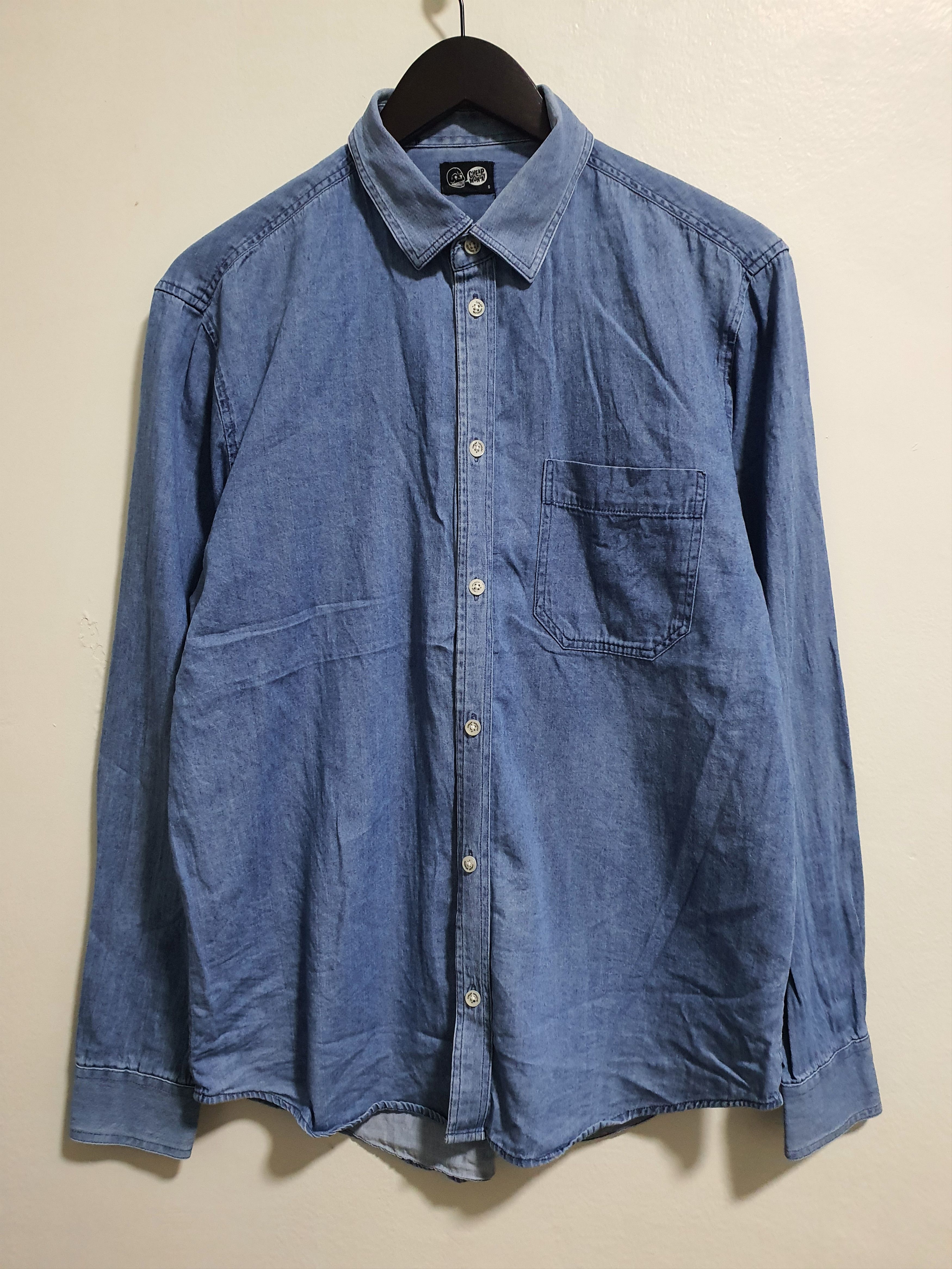 Cheap Monday × Japanese Brand CHEAP MONDAY 22/29 DENIM SOFT CLOTH SHIRT Size US S / EU 44-46 / 1 - 2 Thumbnail