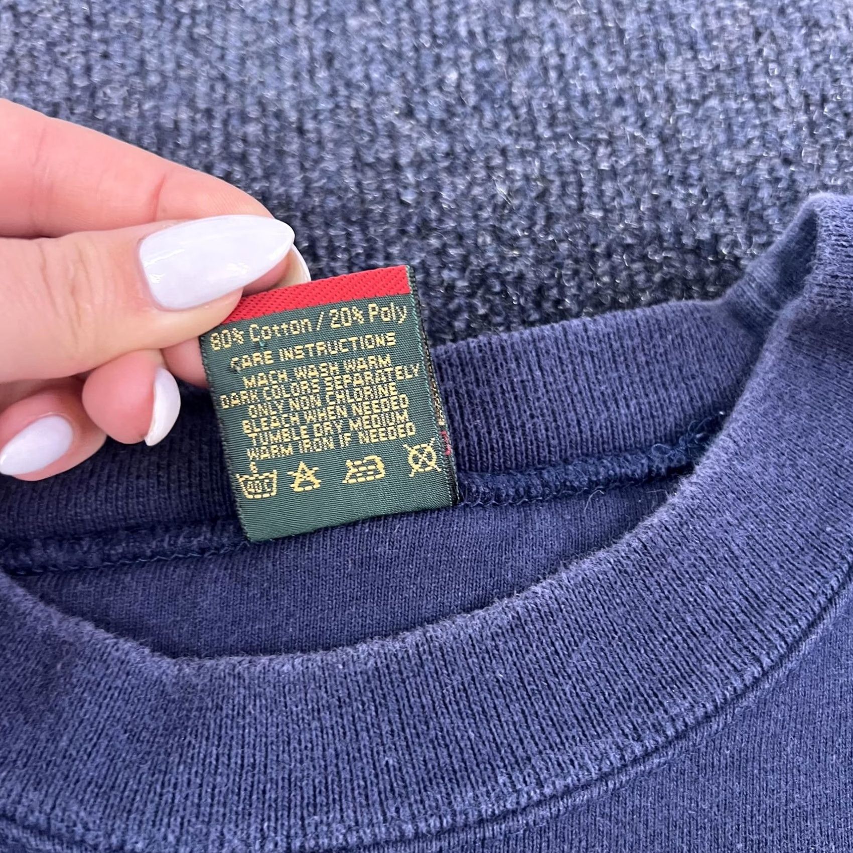 Vintage VINTAGE Cross Creek Sweatshirt Mens 2XL Blue Woodridge Plantation Made USA 90s Size US XXL / EU 58 / 5 - 4 Thumbnail