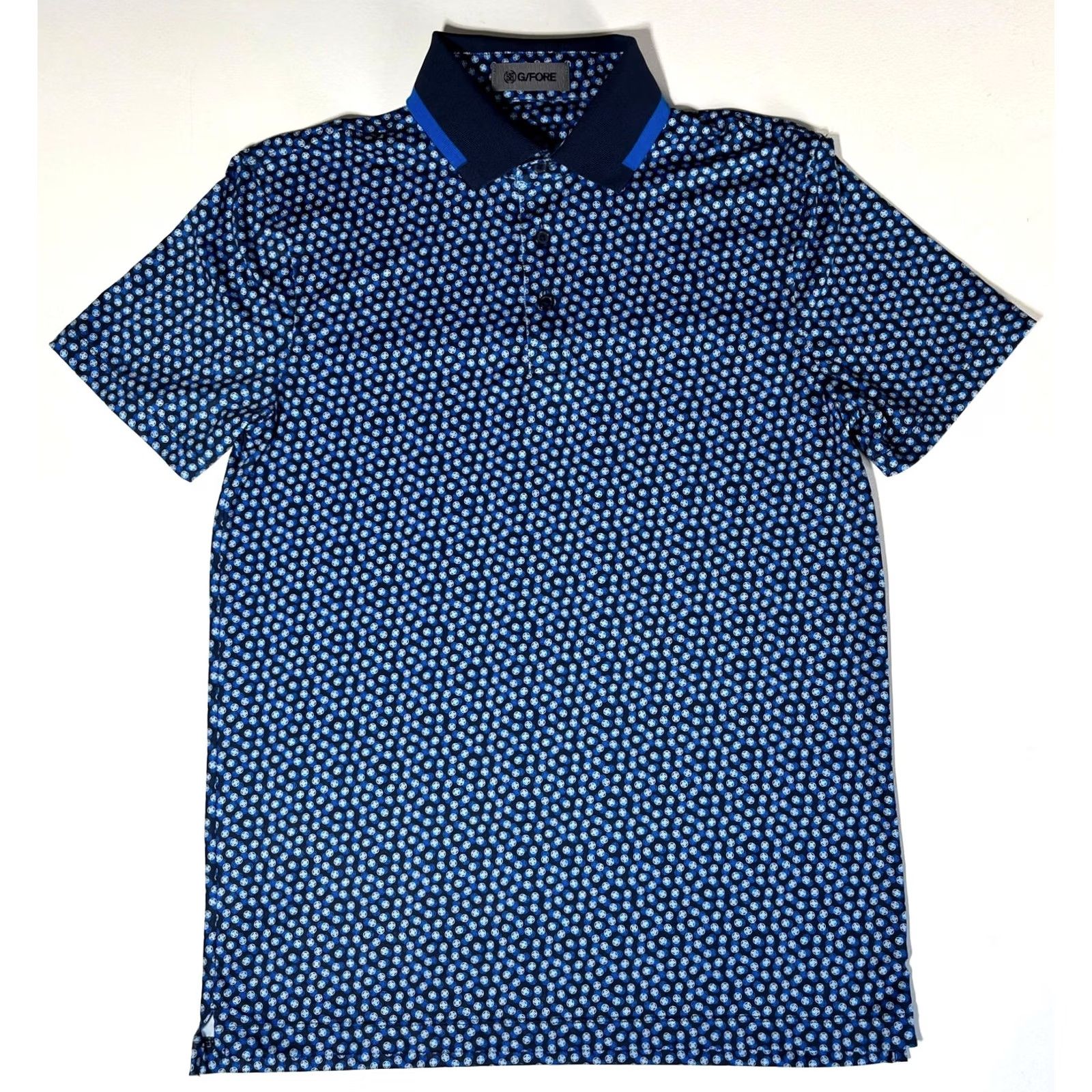 G/FORE Men's G/Fore Golf Polo Shirt Logo All Over Print Sz S Size US S / EU 44-46 / 1 - 3 Thumbnail