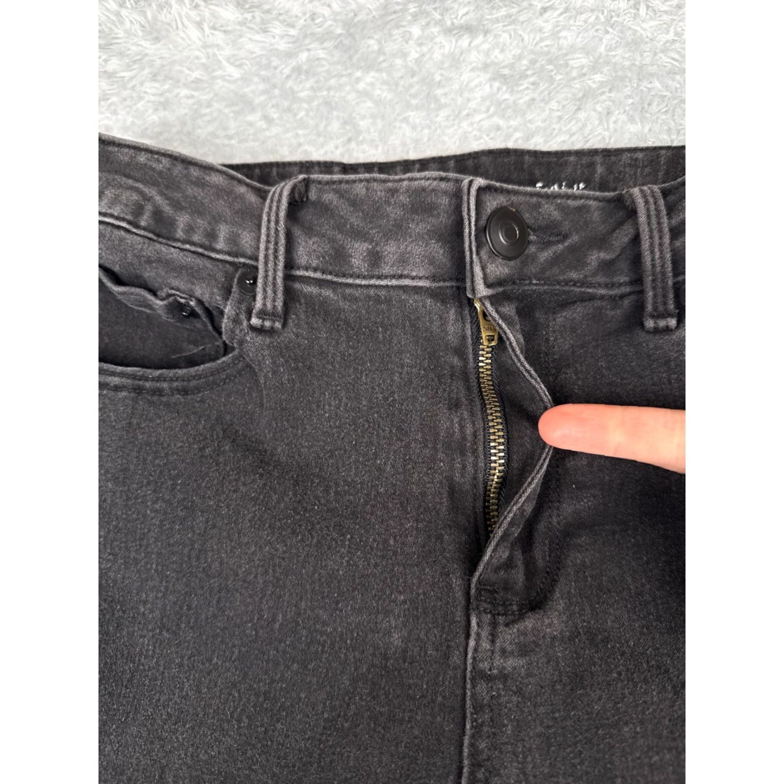 Vintage No Boundaries Jeans Juniors 11 Black Denim Bootcut Mid Rise Cotton Blend 28x29 Jeans Programs? Size 32" / US 10 / IT 46 - 5 Thumbnail