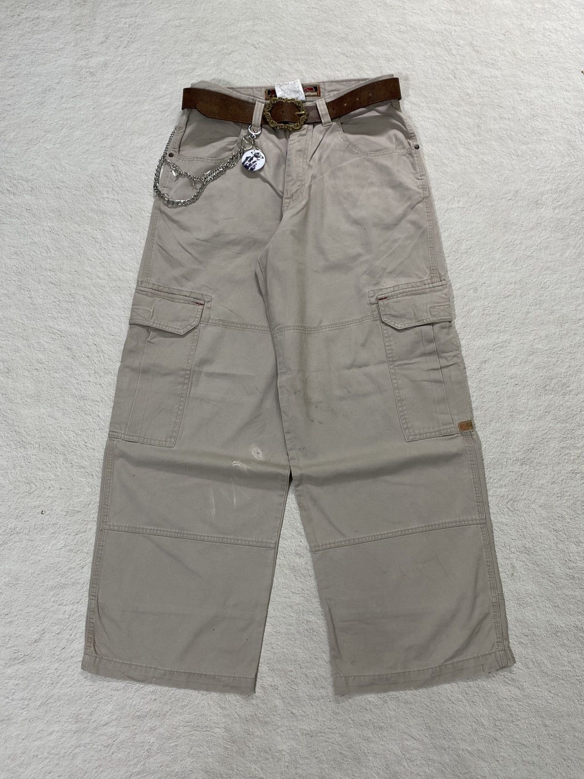 JNCO VINTAGE 💸JNCO CARGO PANTS Size US 32 / EU 48 - 1 Thumbnail