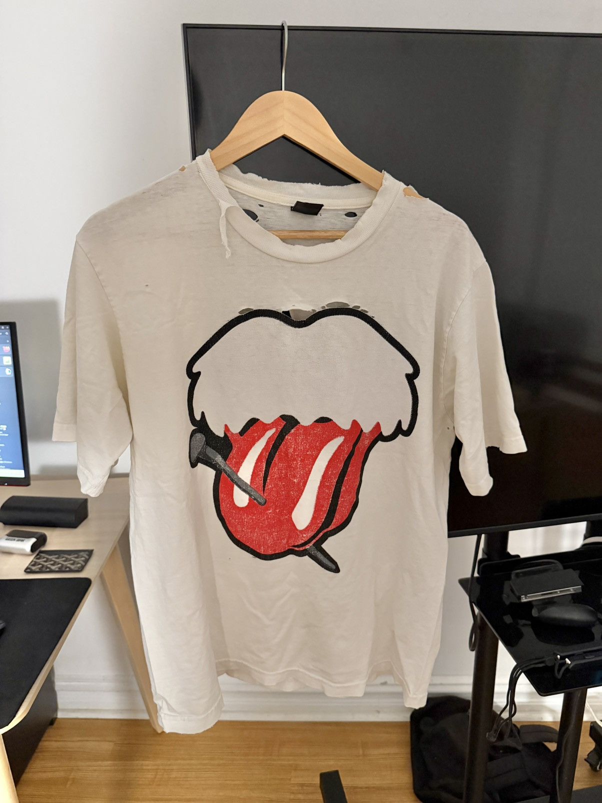 Number N Ine Rolling Stones Tee | Grailed
