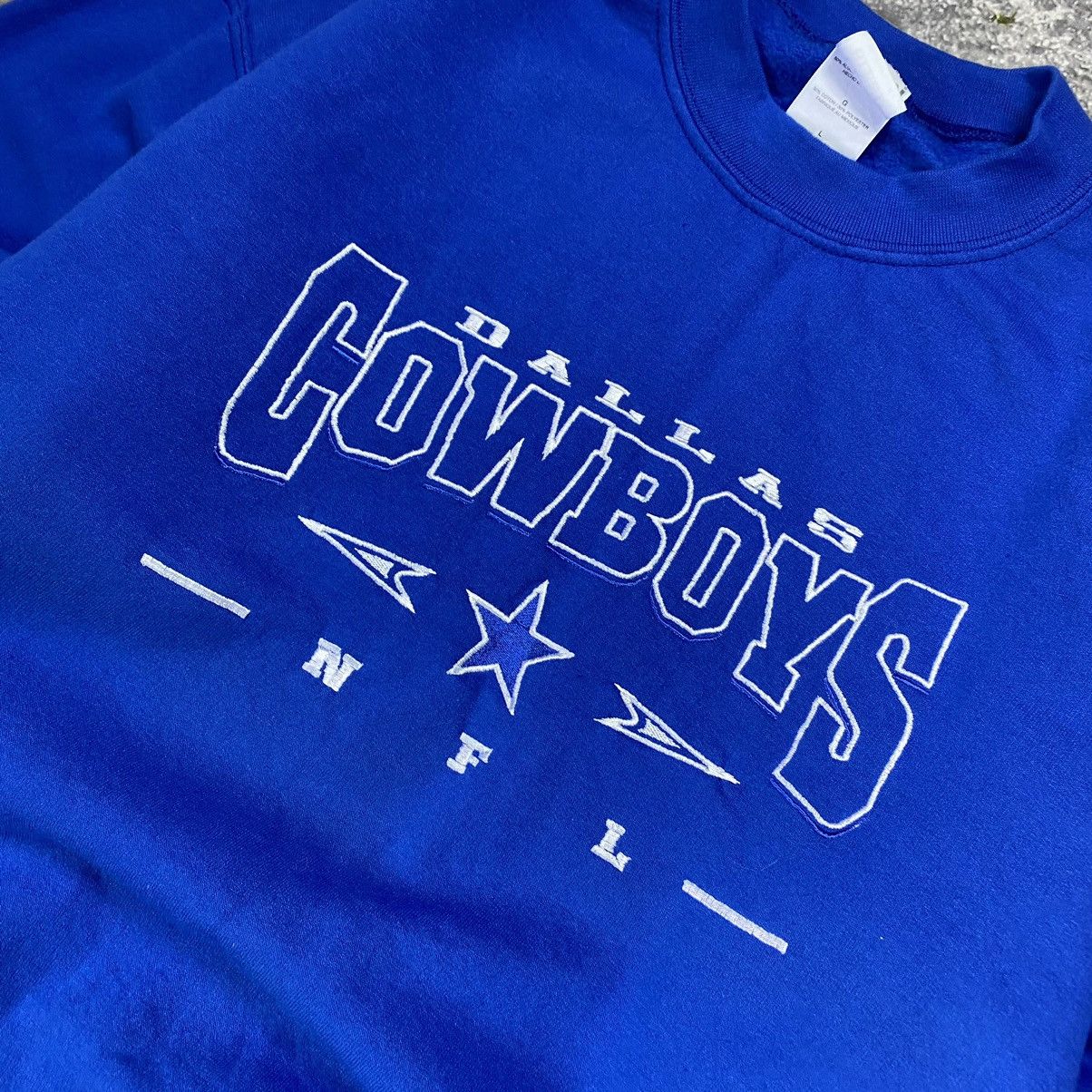 NFL Vintage NFL Dallas Cowboys American football 90’s sweatshirt Size US L / EU 52-54 / 3 - 3 Thumbnail
