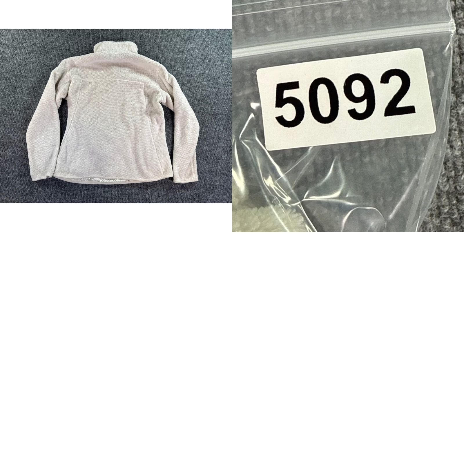 Patagonia Patagonia Re-Tool Snap-T Fleece Pullover Womens Large Cream Polartec Logo Size L / US 10 / IT 46 - 9 Thumbnail