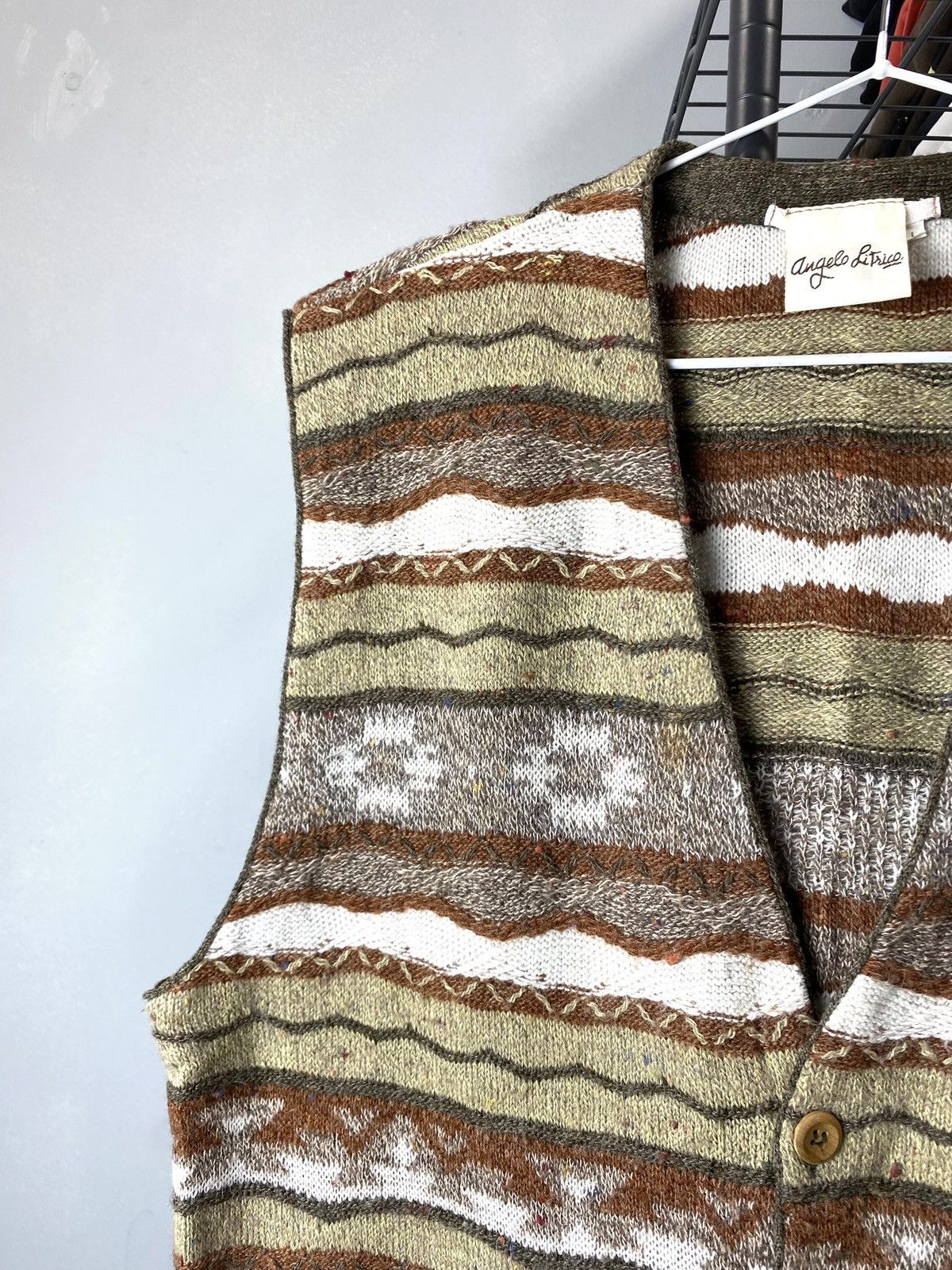 Coogi Rare! Vintage Coogi Style Vest Sweater Western Cowboy Style Size US L / EU 52-54 / 3 - 4 Thumbnail