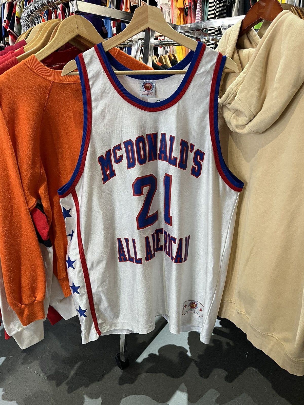 Vintage Vintage 90s Kevin Mcdonald’s All American Jersey XL