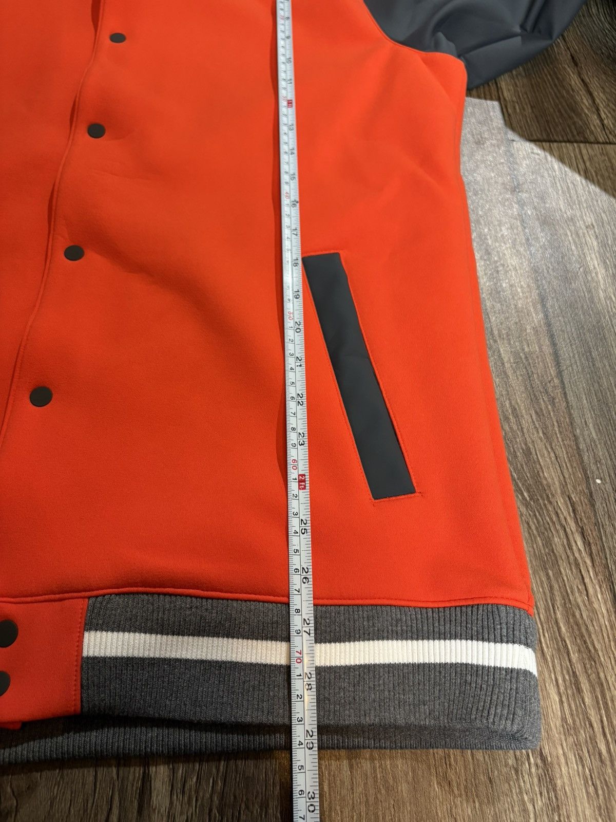 Nike Nike Team Varsity Letterman Jacket Orange DJ5971-820 Mens M Size US M / EU 48-50 / 2 - 7 Thumbnail