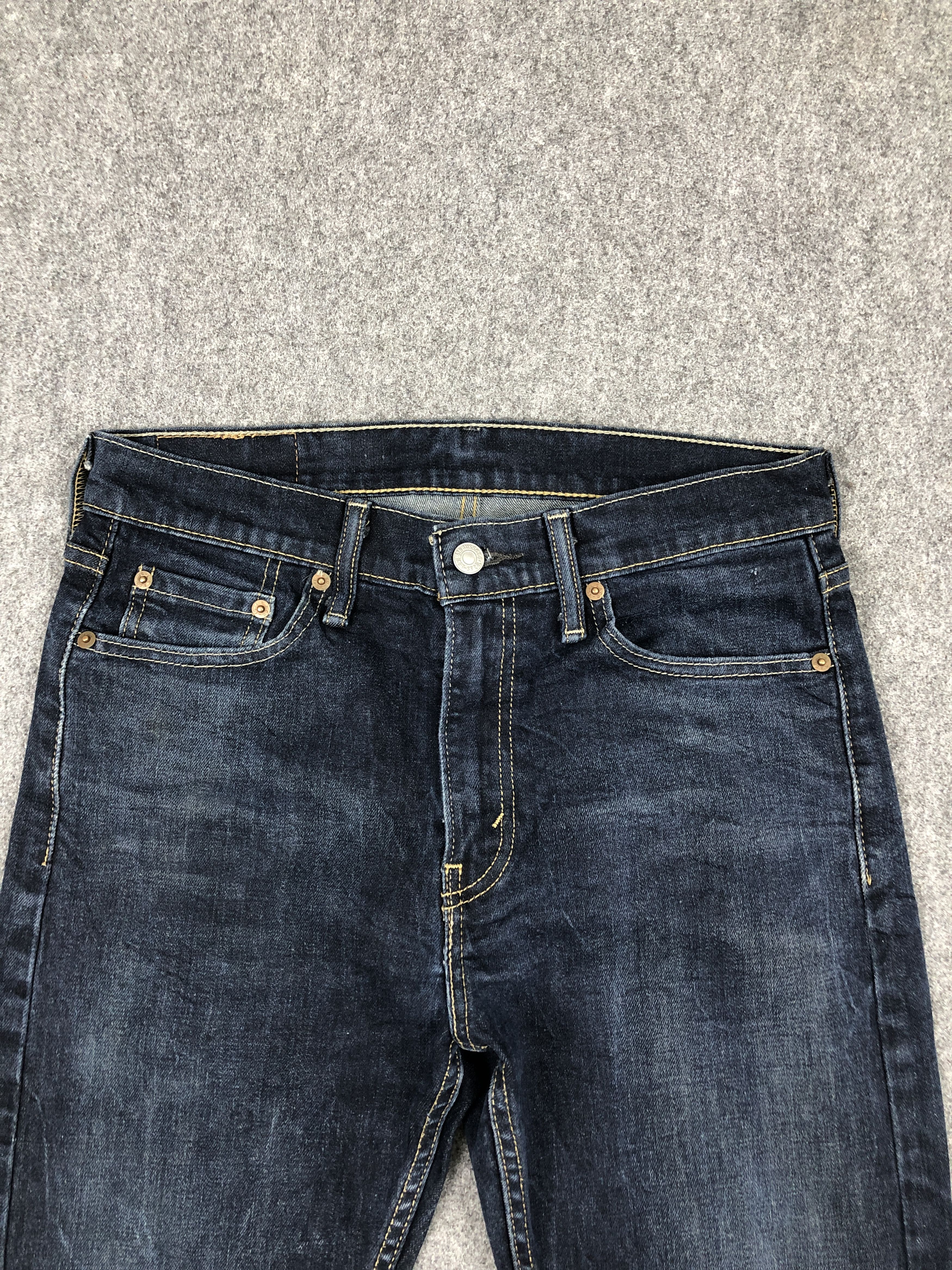 Levi's Blue Denim Vintage Levis 510 Skinny Fit Jeans DP2303 Size US 29 - 2 Thumbnail