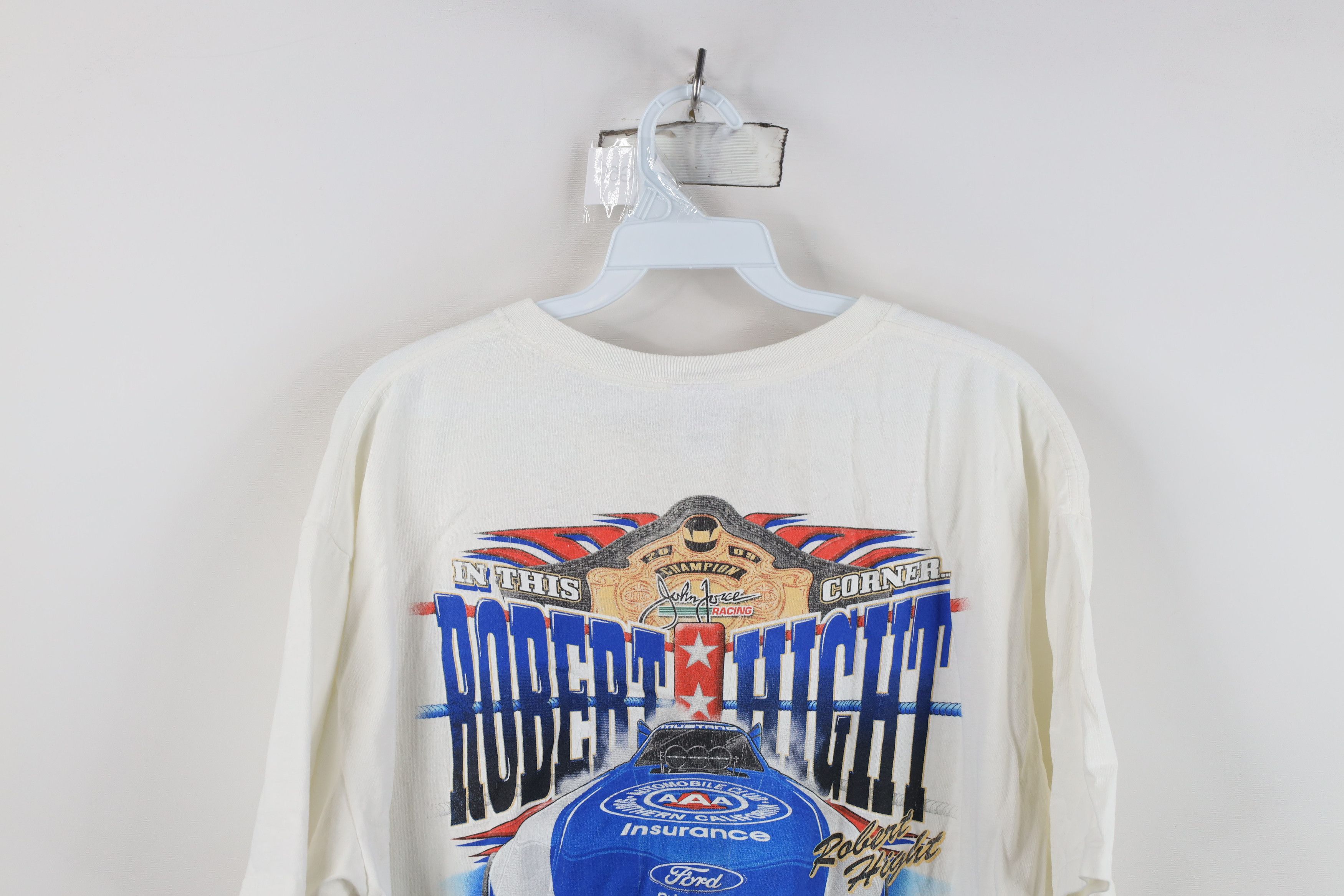 Vintage Vintage Y2K John Force Robert Hight Redemption T-Shirt Size US XL / EU 56 / 4 - 15 Thumbnail