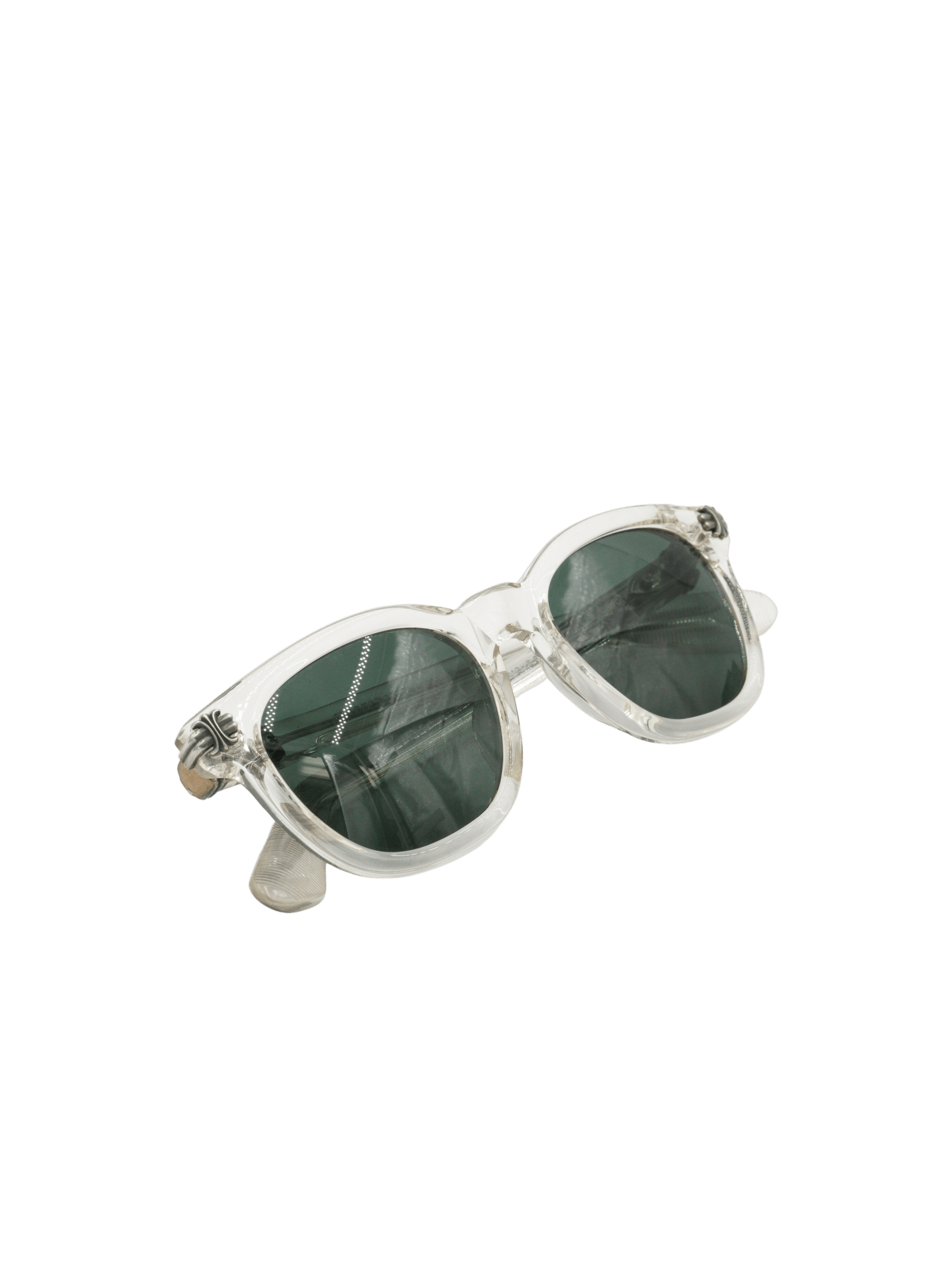 Chrome Hearts Chrome Hearts Smoke Show Sunglasses Crystal Dark Green Size ONE SIZE - 1 Thumbnail