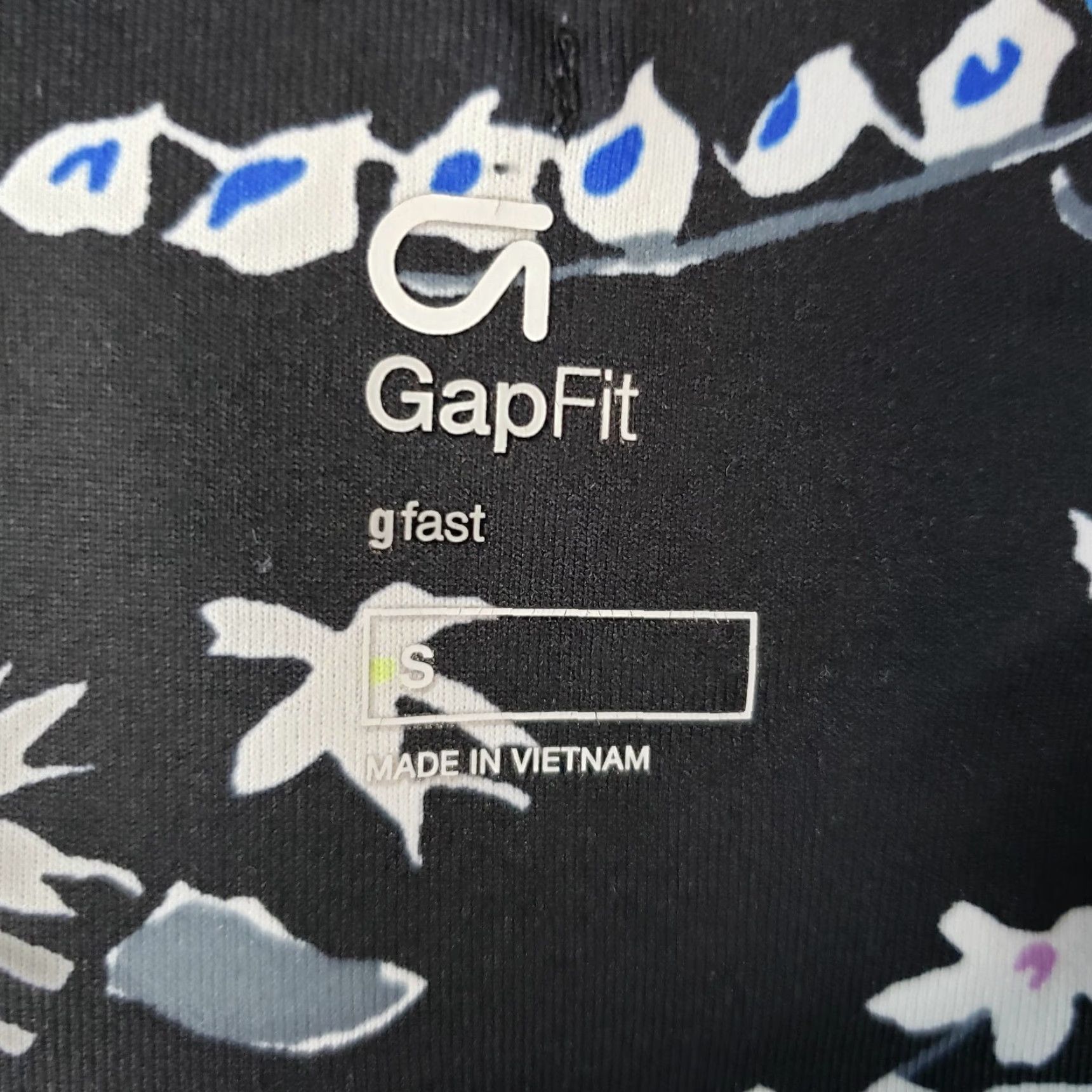 Gap Gap Fit Womens Shorts Sz Small Black Blue Floral Mid Rise Pull On Shirt? Size 28" / US 6 / IT 42 - 3 Thumbnail